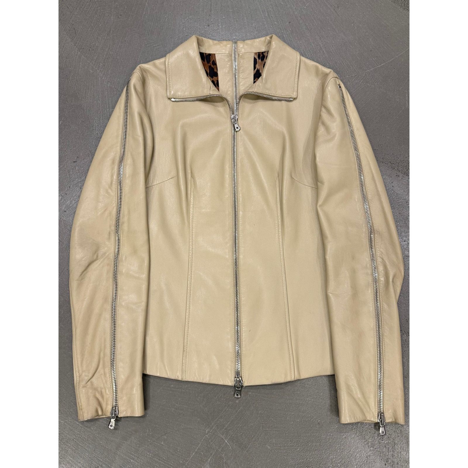 Dolce & Gabbana A/W2003 Dolce & Gabbana multi zipper leather jacket Size M / US 6-8 / IT 42-44 - 3 Thumbnail