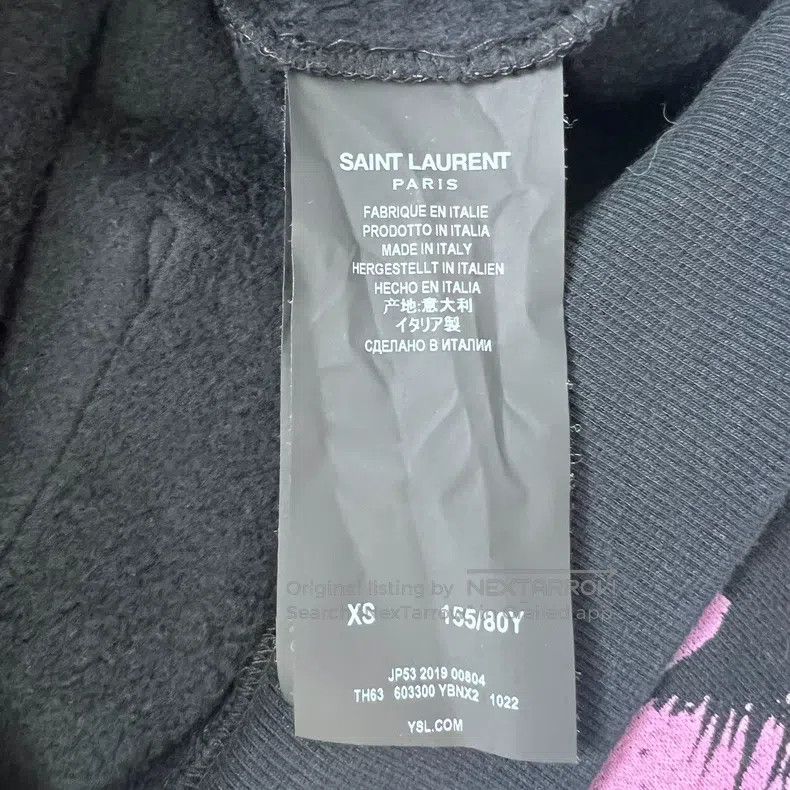 Saint Laurent Paris Saint Laurent Paris Sunset Palm Tree Hooded Sweatshirt Size US XS / EU 42 / 0 - 5 Thumbnail