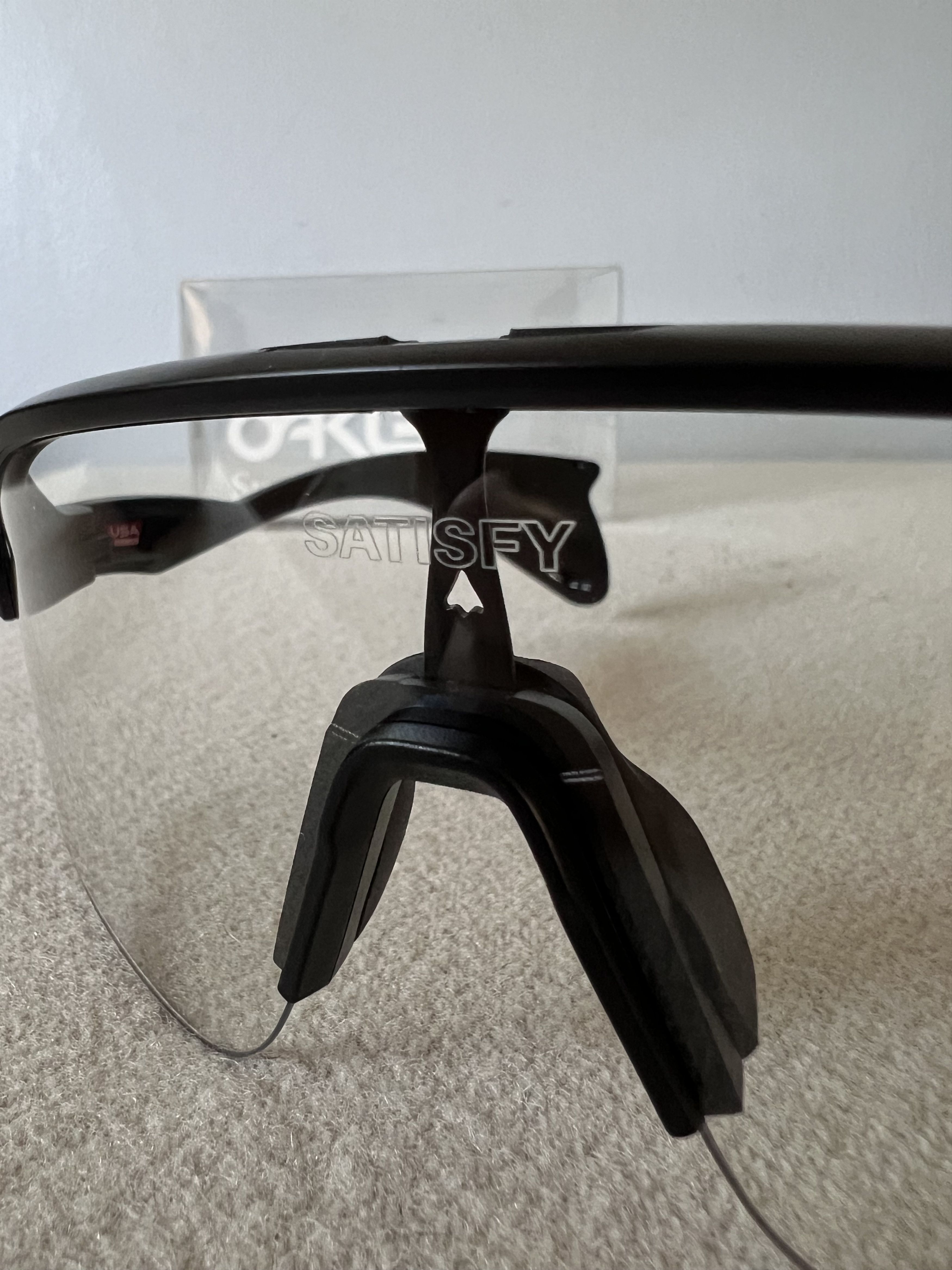 Satisfy Running Oakley Stunt Devil Sunglasses in Matte Black