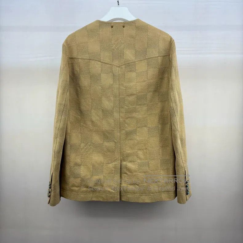 Louis Vuitton Louis Vuitton Checkerboard Turquoise Jacket Size US M / EU 48-50 / 2 - 2 Thumbnail