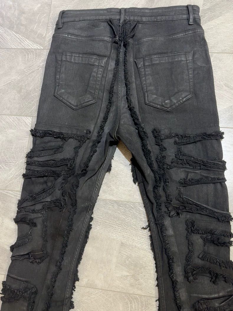 Rick Owens Rick Owens 21FW Washed Destroyed Denim Jeans Size US 31 - 5 Thumbnail