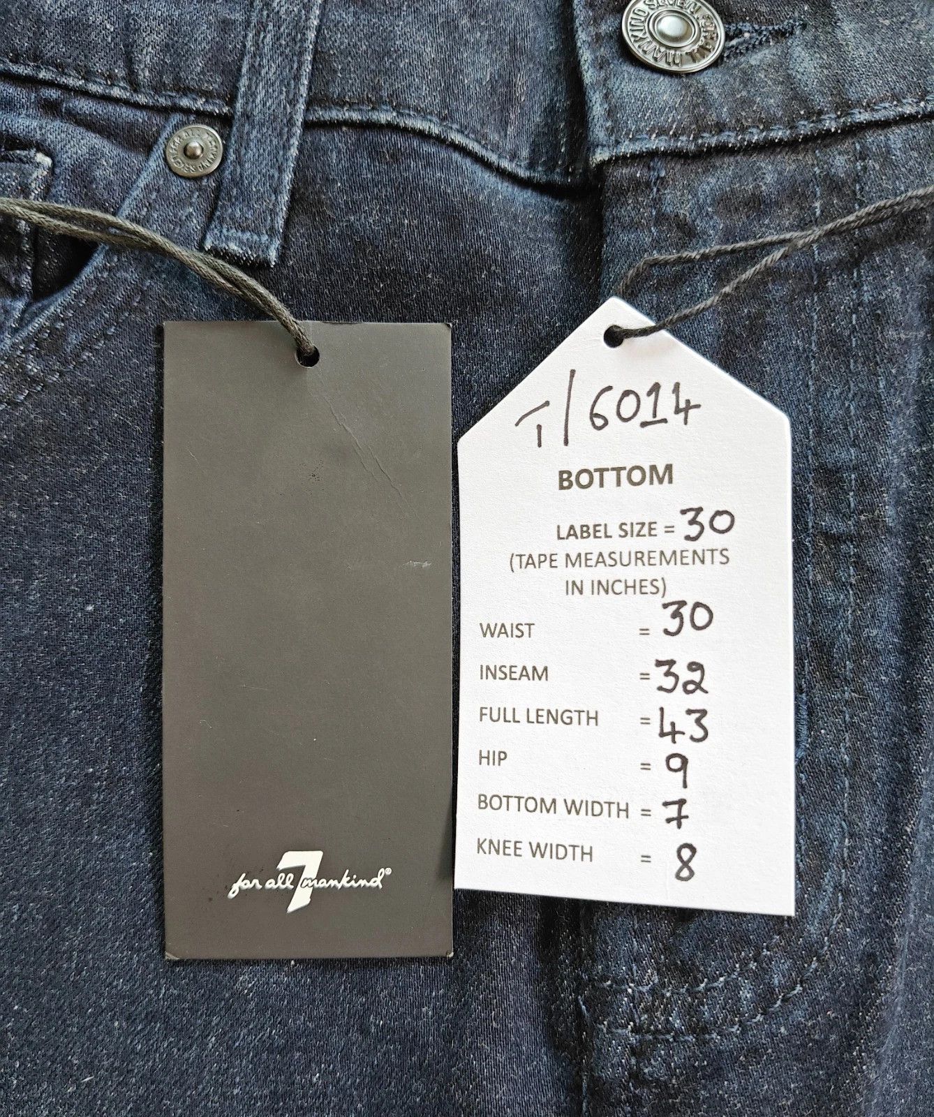 7 For All Mankind 7 For All ManKind Slimmy Basin JEANS T/ 6014 Size US 30 / EU 46 - 6 Thumbnail