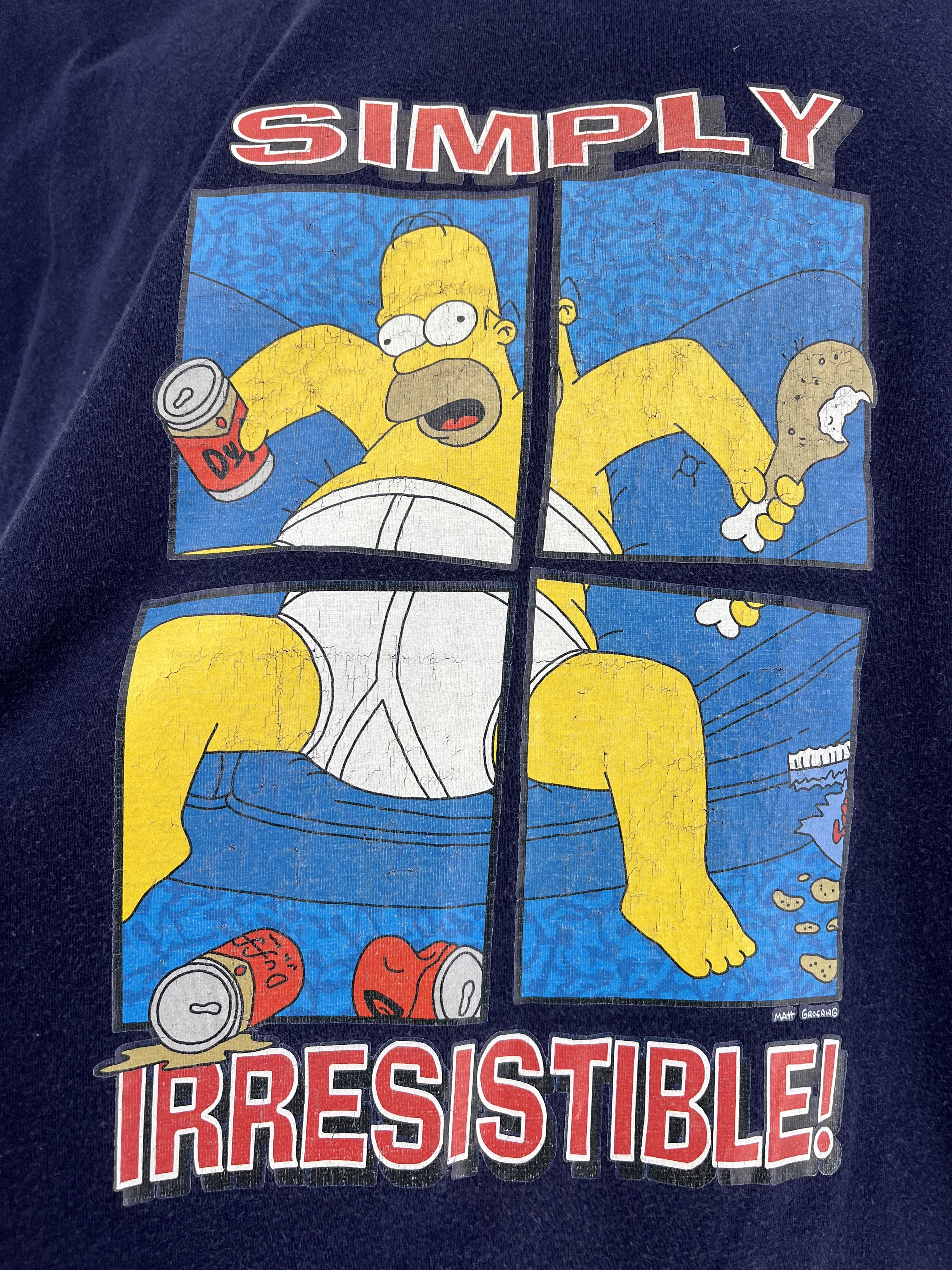 The Simpsons × Vintage The Simpsons vintage 1999 Simply Irresistable tee shirt Size US XL / EU 56 / 4 - 6 Thumbnail