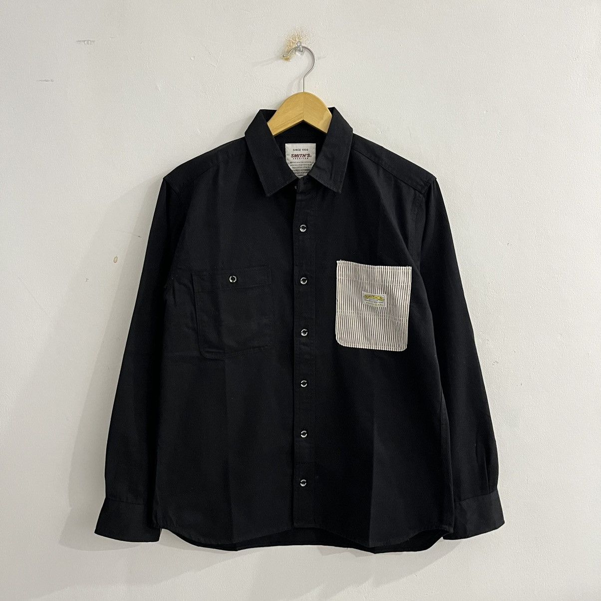 Japanese Brand Smith'S American Worksear Button Up With Iconic Pocket Size US M / EU 48-50 / 2 - 1 Thumbnail