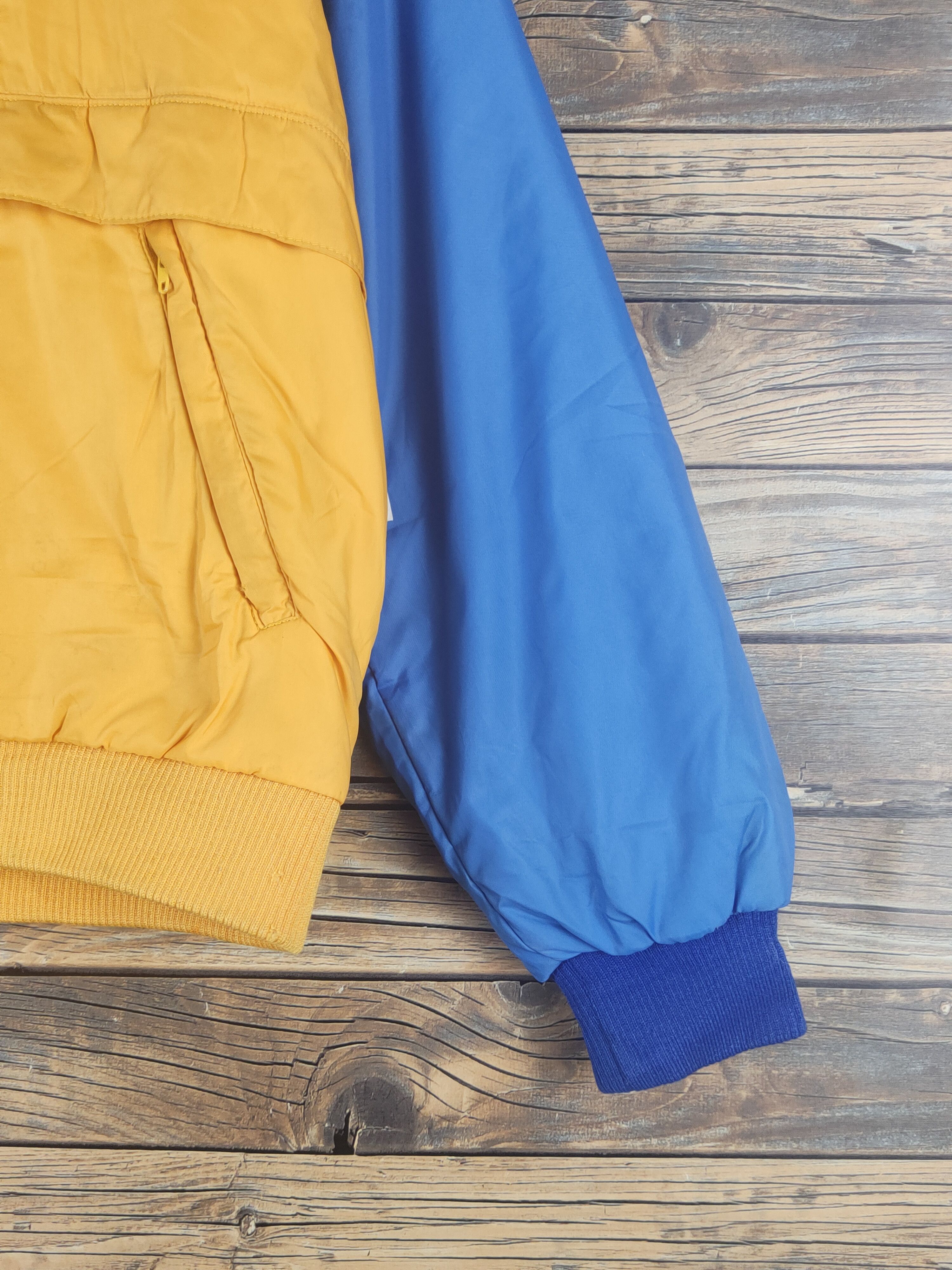 Mizuno Russell Athletic-Mizuno Yellow Blue Hoodie Sweaters #W1198 Size US M / EU 48-50 / 2 - 9 Thumbnail