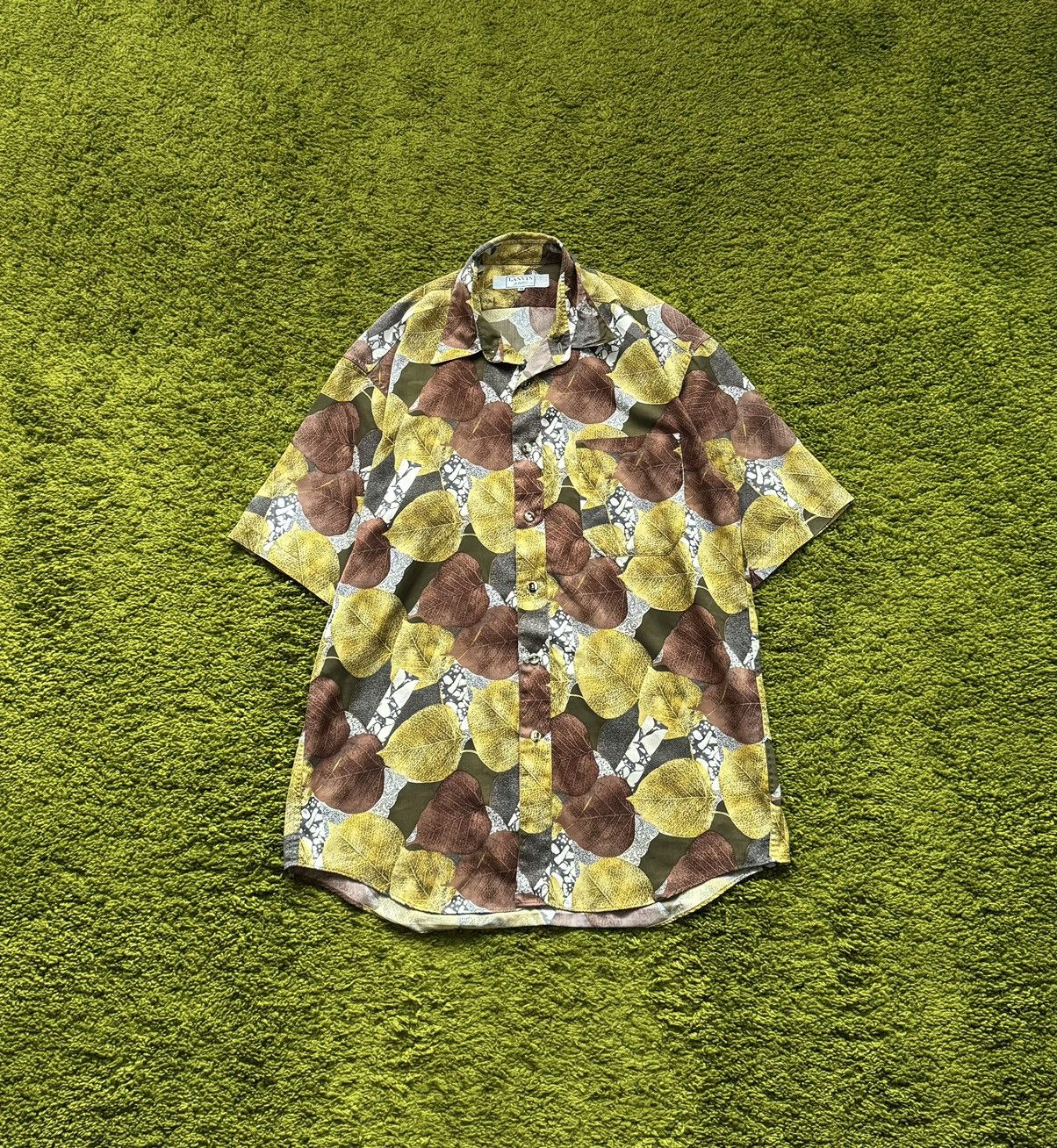 Designer × Lanvin × Vintage Lanvin 1990s vintage floral pattern 100% silk shirt Size US M / EU 48-50 / 2 - 1 Thumbnail