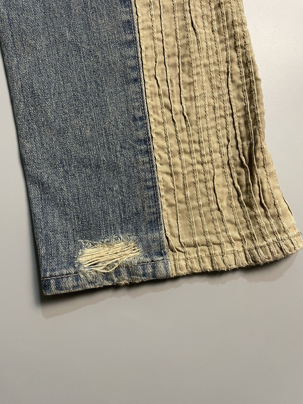 Japanese Brand Prigs Hybrid Panelled Denim Size US 32 / EU 48 - 14 Thumbnail