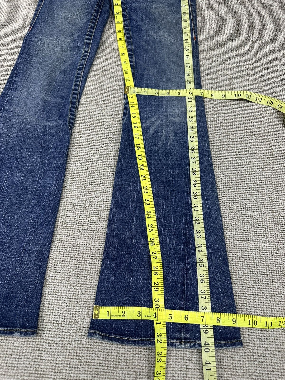 True Religion Y2K True Religion "Joey" Flare Usa Denim 27x32 D739 Size 27" / US 4 / IT 40 - 9 Thumbnail