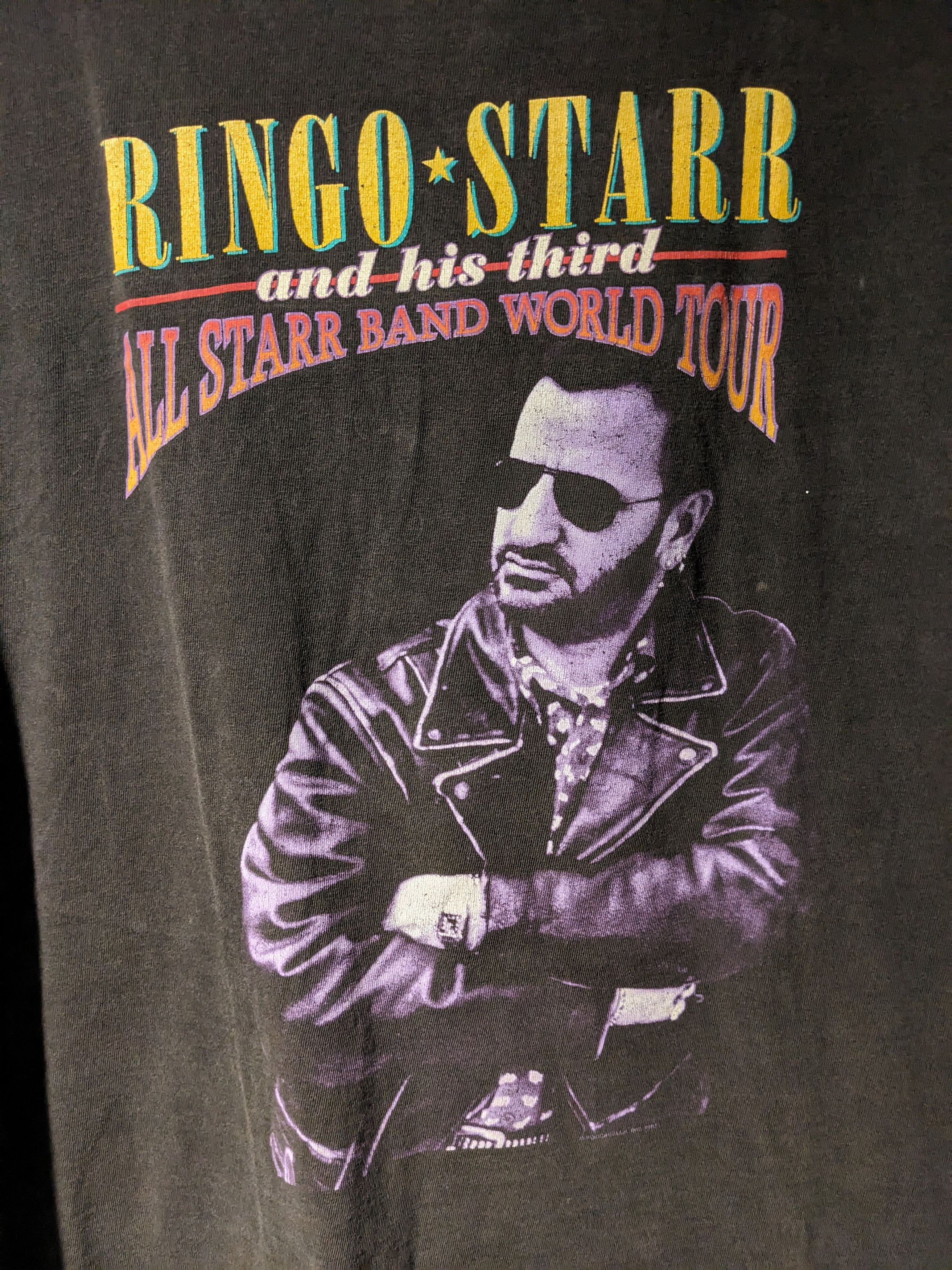 Band Tees × Vintage Vintage 1995 Ringo Starr And His Third All Starr T-Shirt Size US XL / EU 56 / 4 - 2 Thumbnail