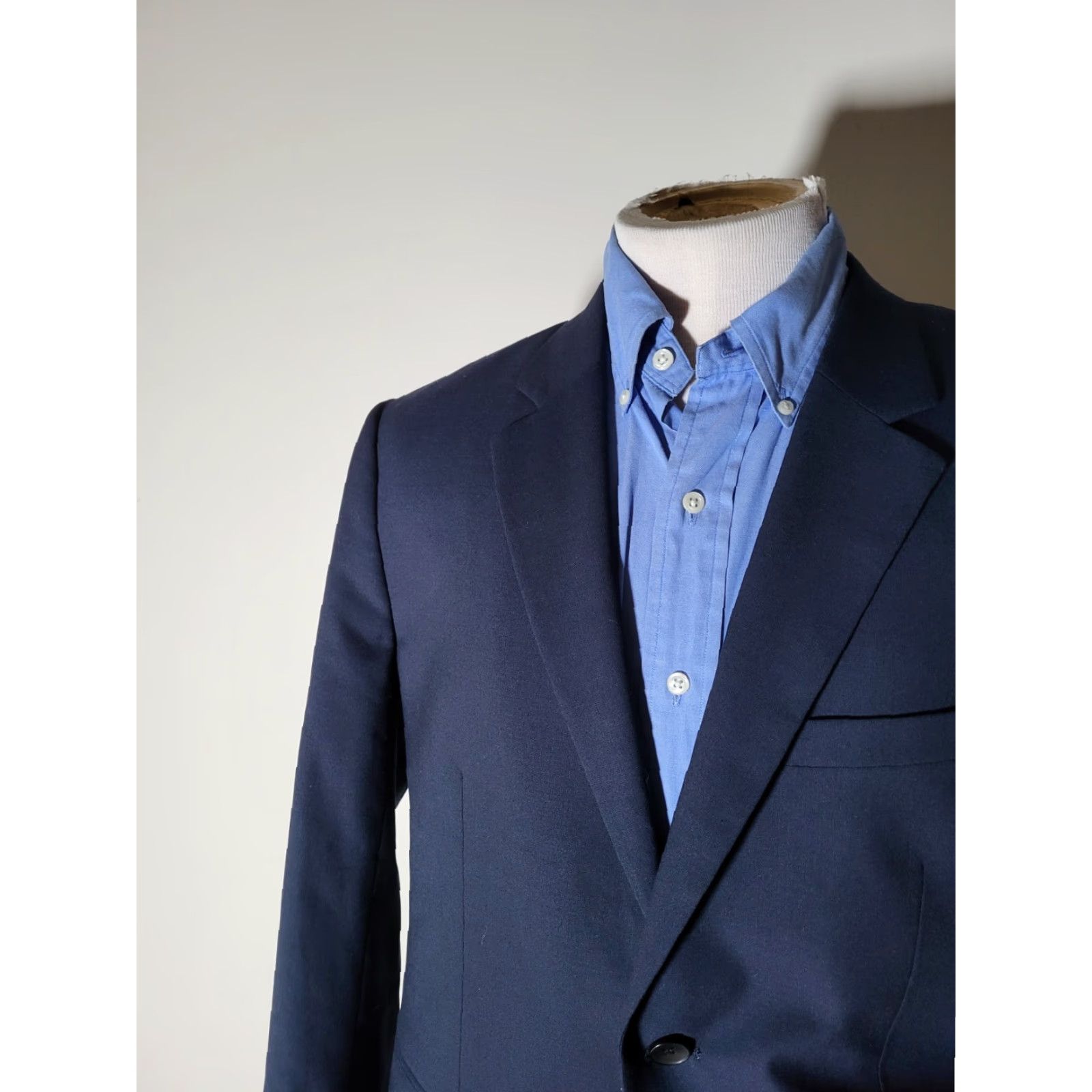Theory Theory Sport Coat Notch Blazer Navy Blue Wool Stretch 42R New Regular Slim Men’s Jacket Size 42R - 2 Thumbnail