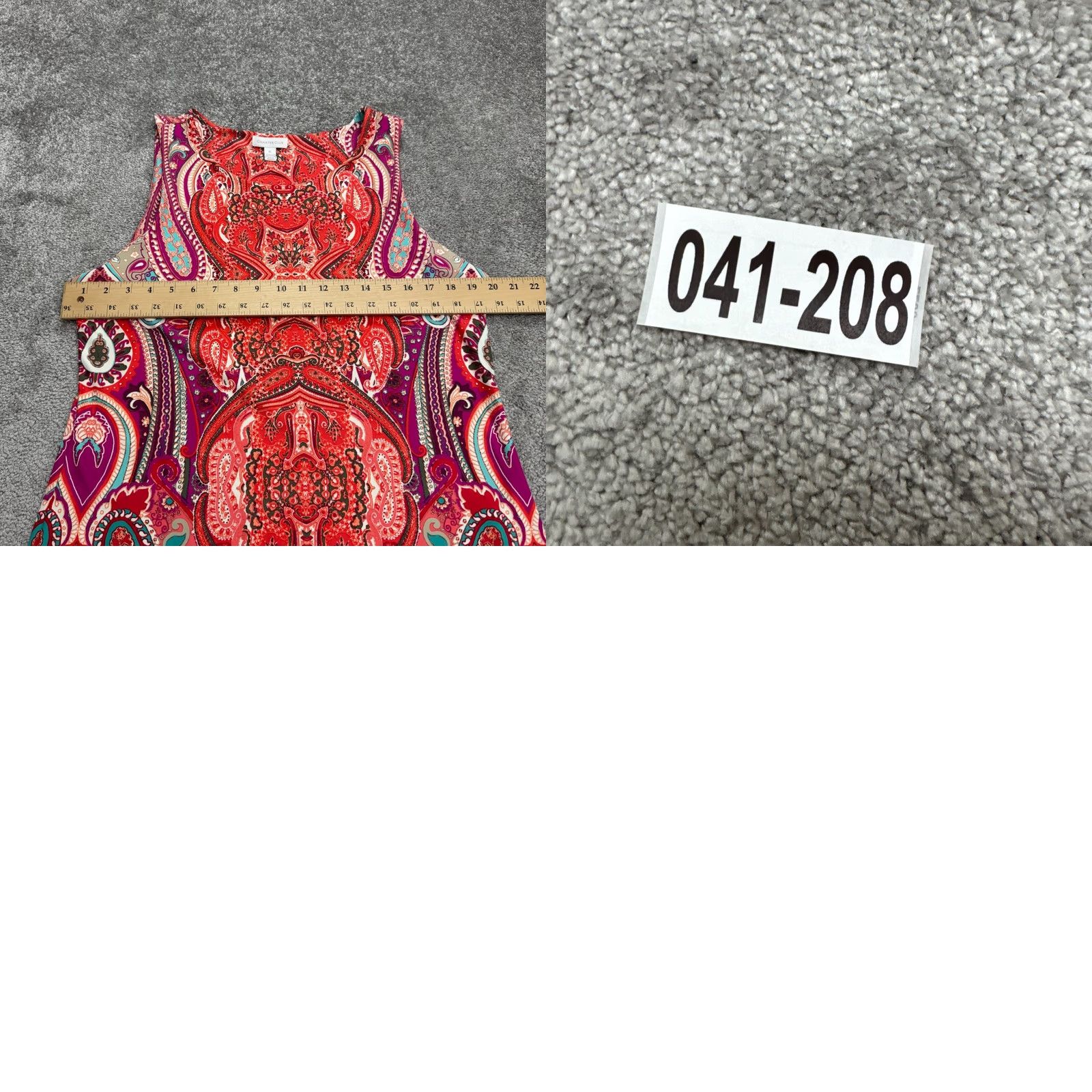Charter Club Charter Club Paisley Sleeveless Midi Shift Dress Womens XL Multicolor Nylon Boho Size XL / US 12-14 / IT 48-50 - 9 Thumbnail