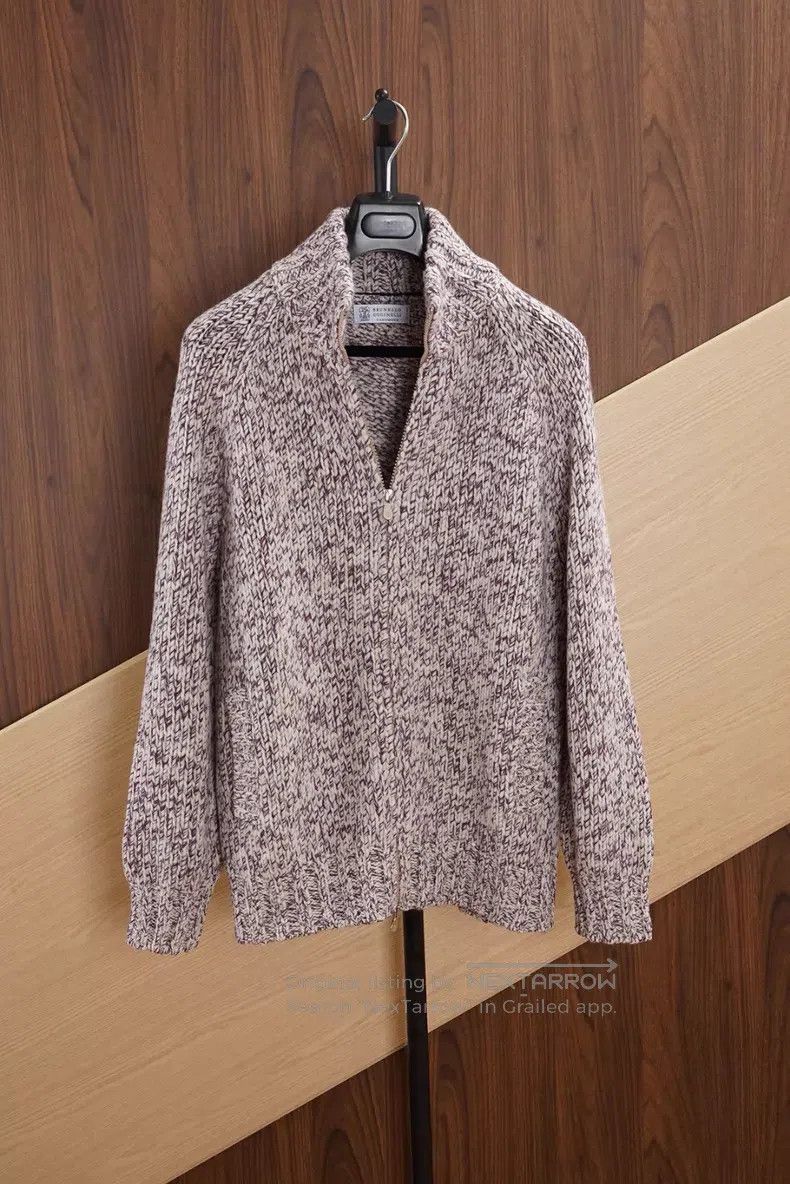 Brunello Cucinelli Brunello Cucinelli Knit Jacket Size US M / EU 48-50 / 2 - 1 Thumbnail