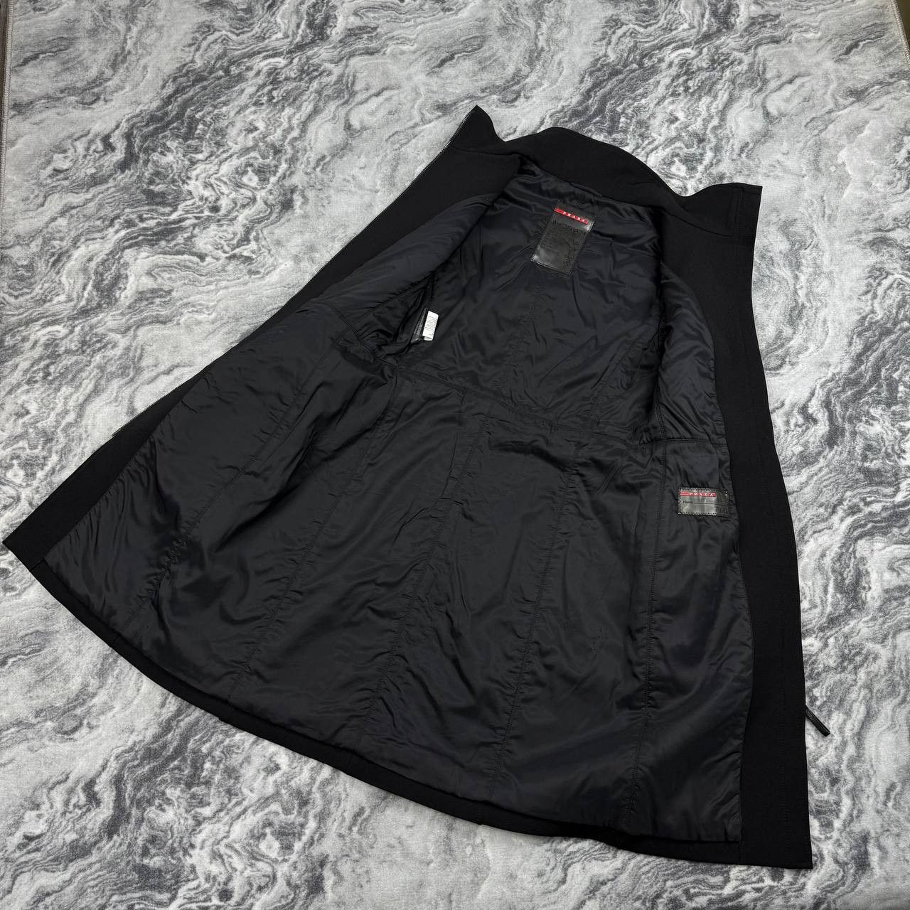 Prada Prada Classic Nylon Coat Black Tab Belted Size M / US 6-8 / IT 42-44 - 7 Thumbnail