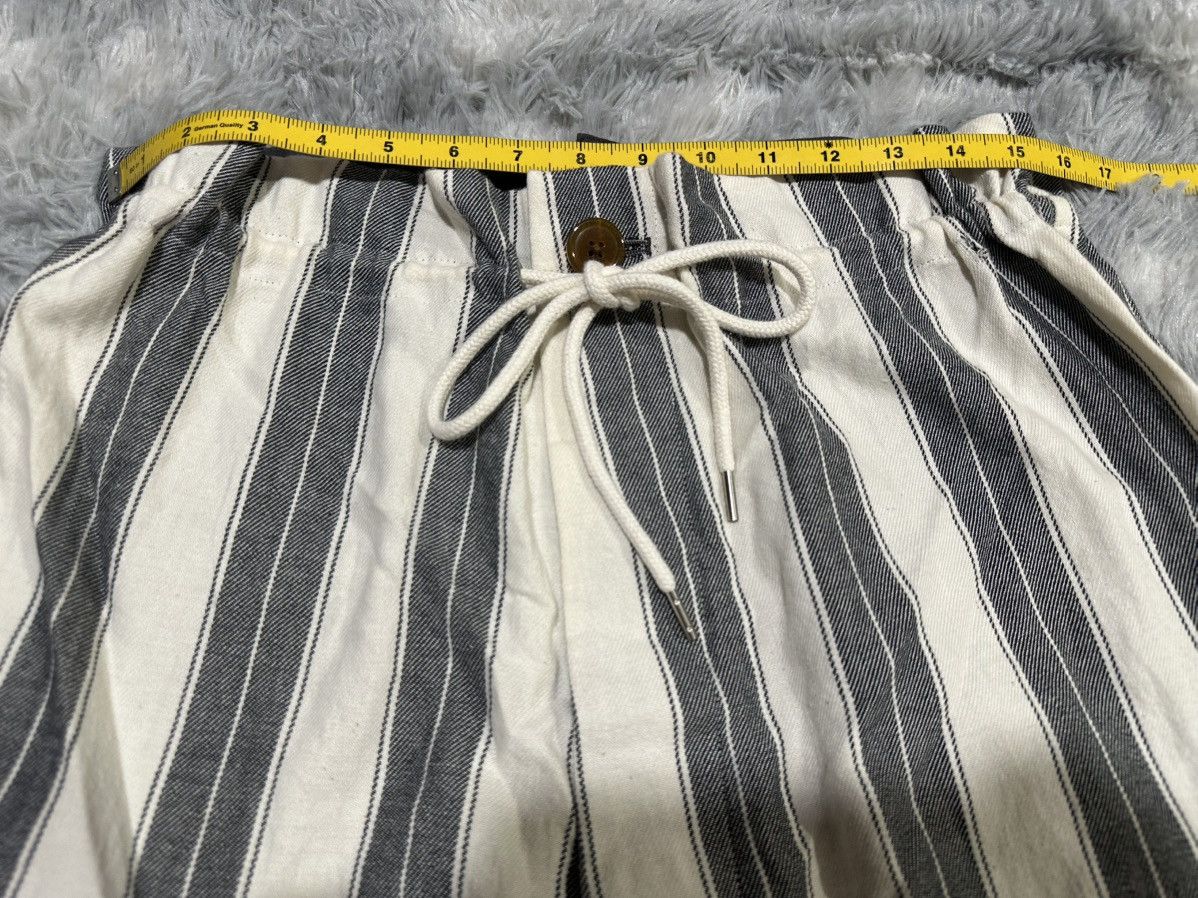 Vivienne Westwood 🔥Vivienne Westwood Man Raw Hem Striped Wide Cropped Pants Size US 32 / EU 48 - 15 Thumbnail