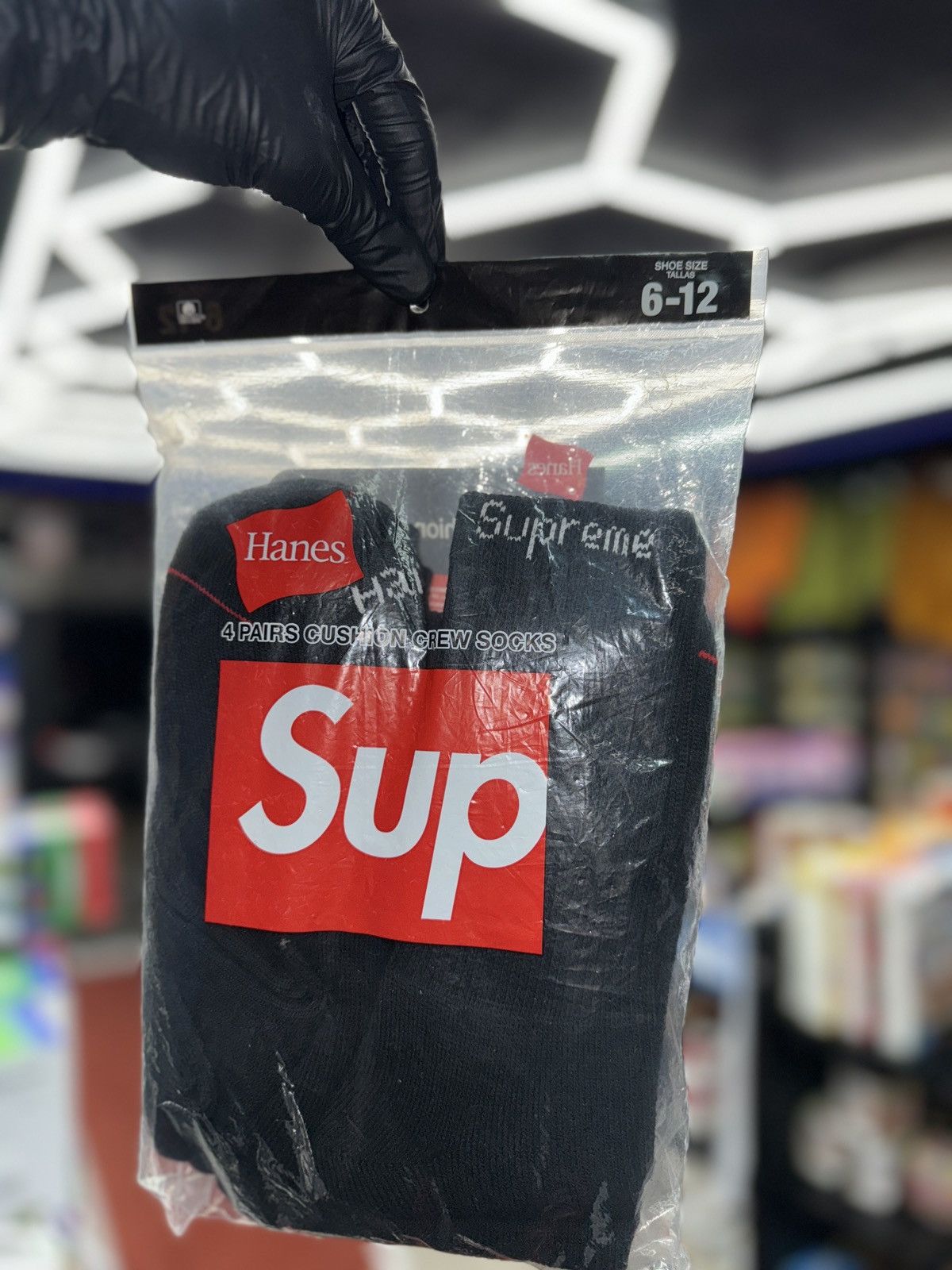 Maison Margiela × Supreme Supreme MM6 Black Socks | Grailed