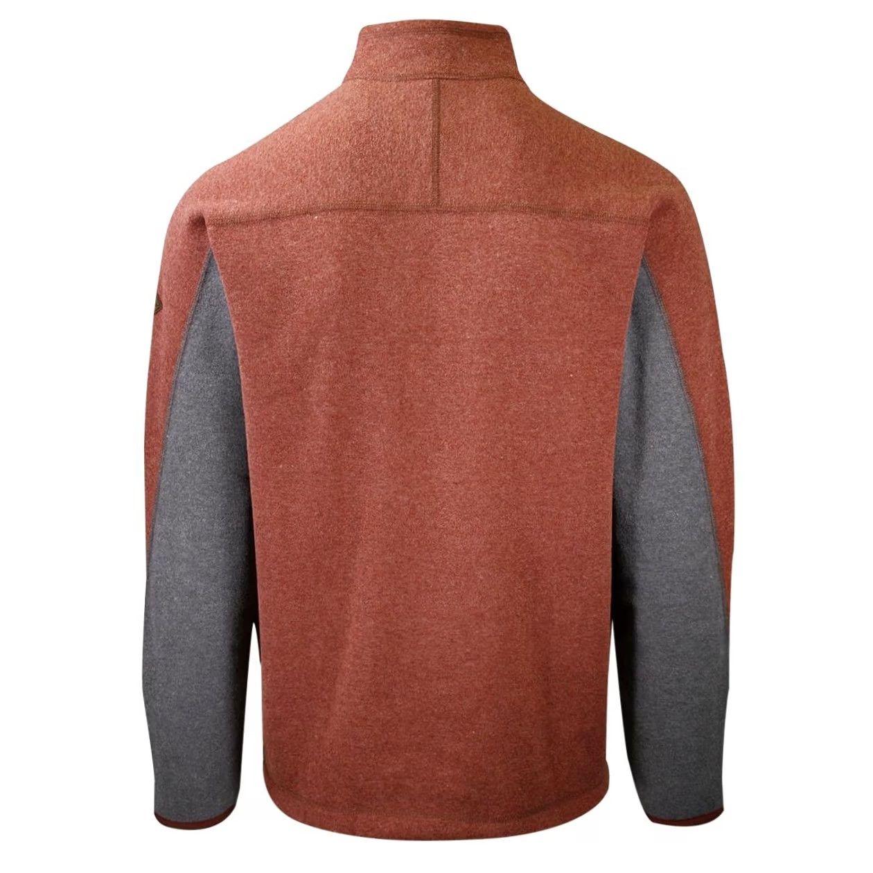 Under Armour Eddie Bauer Men's Mountain Fleece 1/2-Zip Sweater M Heather Cocoa w/ Grey Sleeve Size US M / EU 48-50 / 2 - 3 Thumbnail