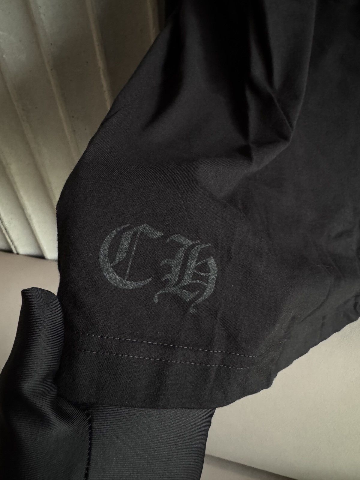 Chrome Hearts CHROME HEARTS LONG SLEEVE NECK CH SCRIPT ARMY GREEN/BLACK Size US L / EU 52-54 / 3 - 7 Thumbnail