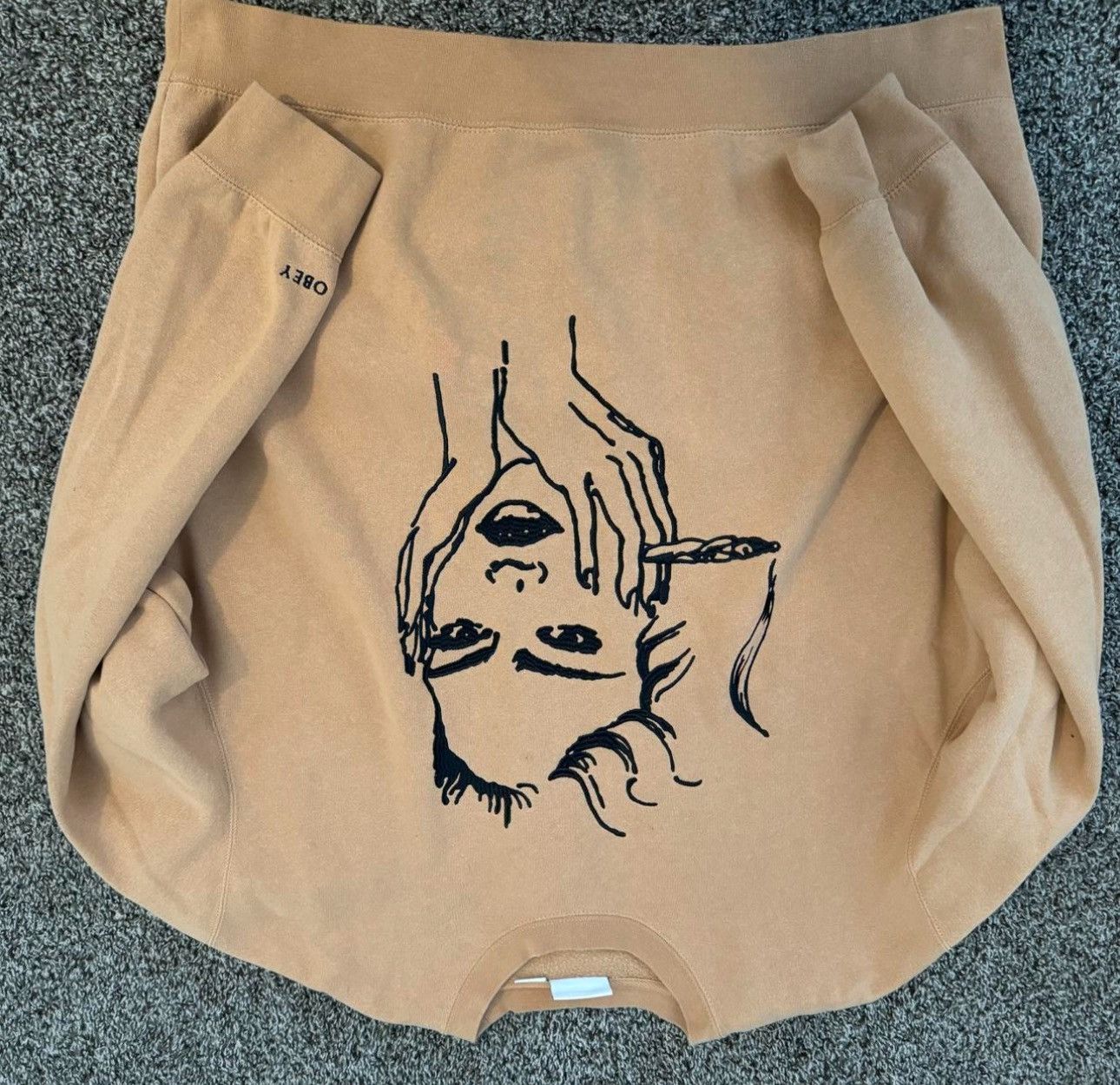 Obey × Vintage Obey Sweatshirt Vintage Size US XL / EU 56 / 4 - 1 Thumbnail