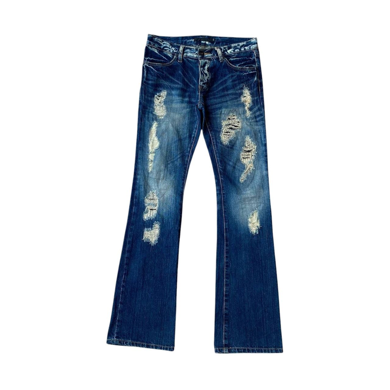 GOSTAR DE FUGA FLARED FUGA DISTRESSED DENIM BOOTCUT W29" Size US 30 / EU 46 - 4 Thumbnail