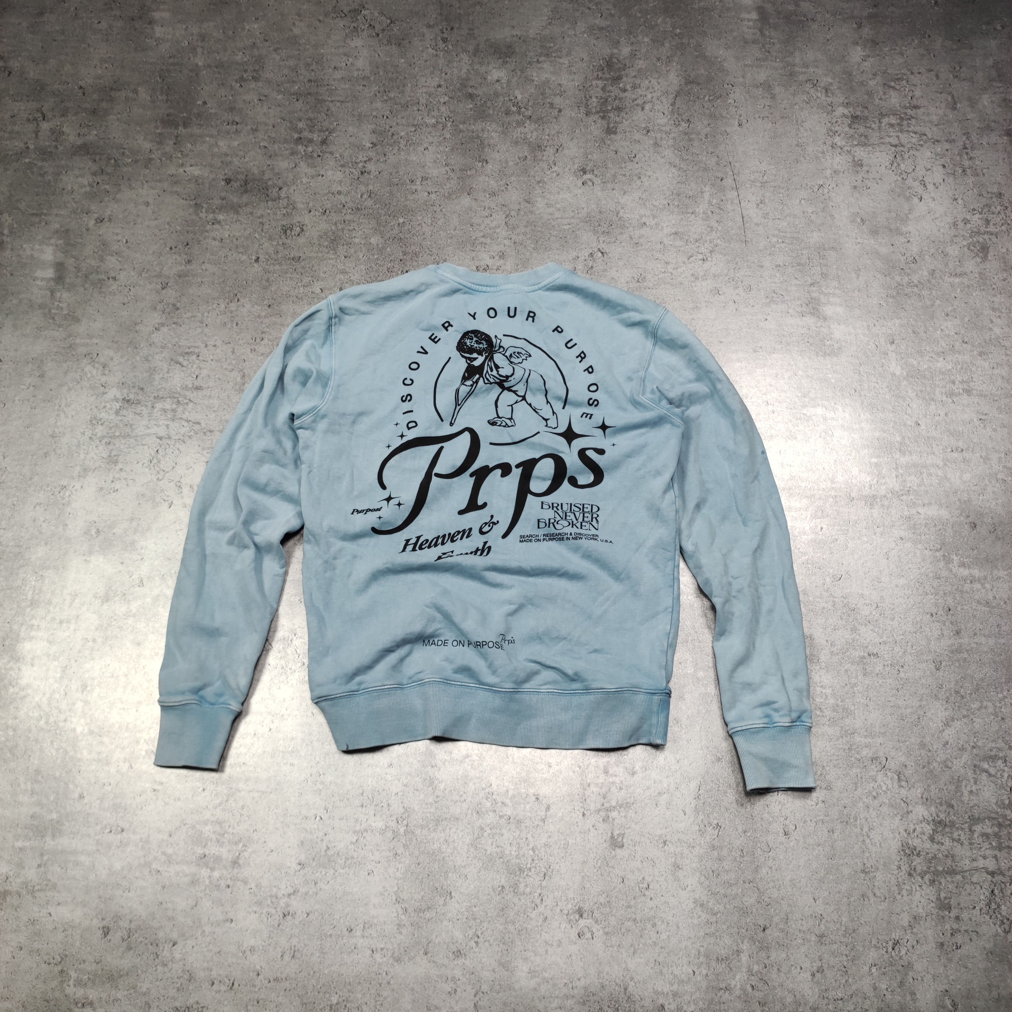 Japanese Brand × Prps RARE Japanese Brand Prps Japan Clouds Sweatshirt Size US S / EU 44-46 / 1 - 9 Thumbnail