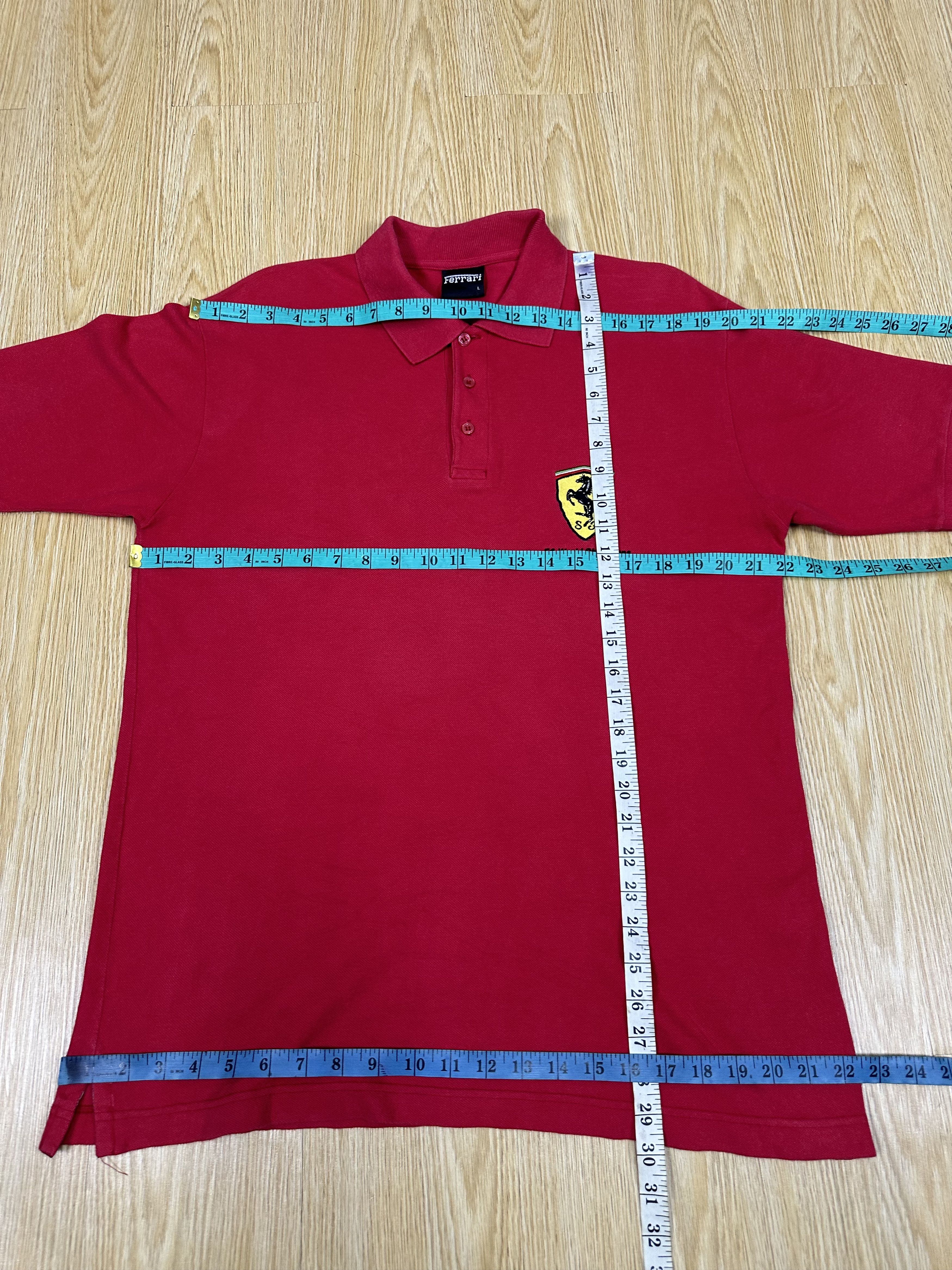 Ferrari Ferrari F1 World Championship 2004 Polo Red Washed A323 Size US M / EU 48-50 / 2 - 3 Thumbnail