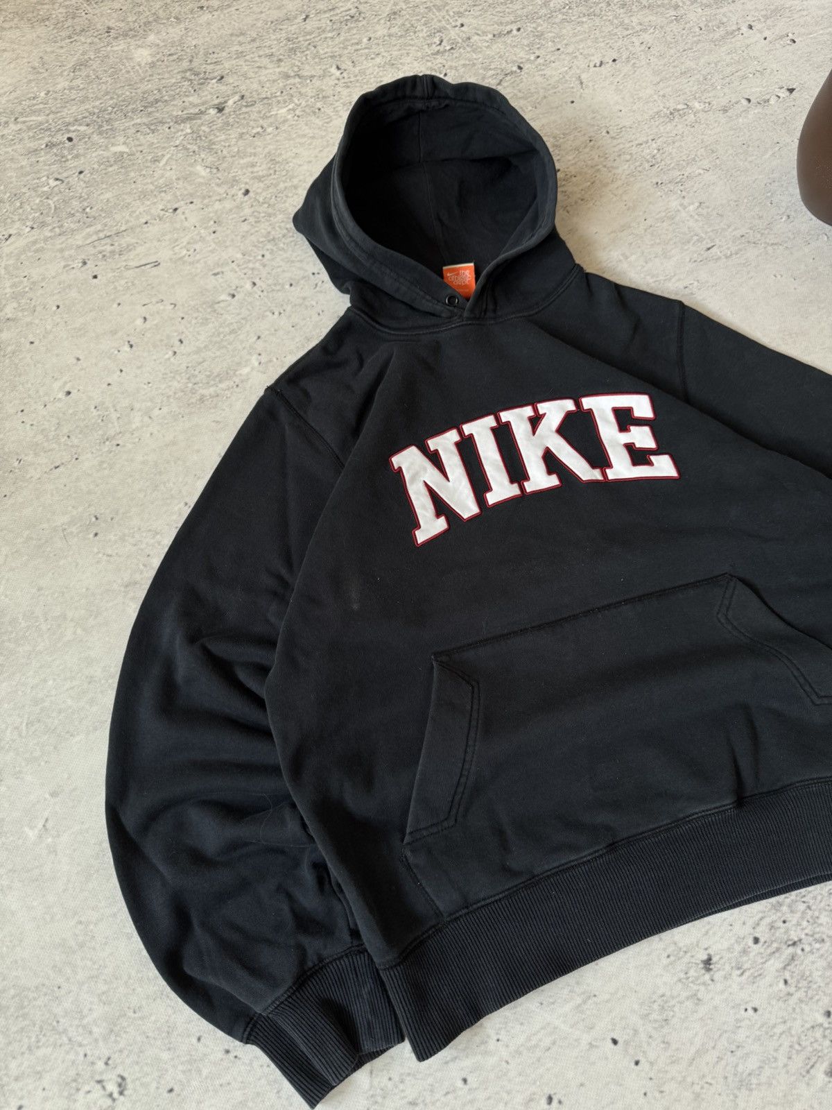 Nike × Vintage NIKE VINTAGE 00s y2k OVERSIZE BAGGY HOODIE CENTER LOGO Size US S / EU 44-46 / 1 - 2 Thumbnail