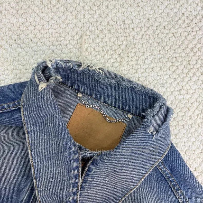 Balenciaga Balenciaga Distressed Denim Jacket Size XS / US 0-2 / IT 36-38 - 3 Thumbnail