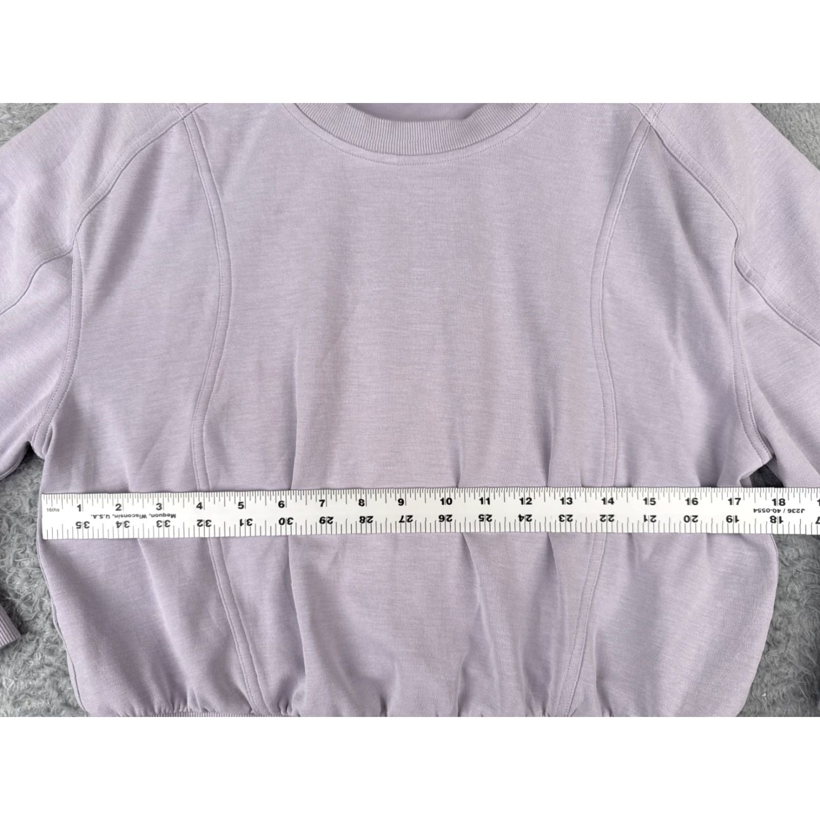 Lululemon Lululemon Sweater Womens 10 Pullover Crew Neck Long Sleeve Purple Polyester Wool Blend 90s Style Casual Seasonal Womens Size L / US 10 / IT 46 - 7 Thumbnail