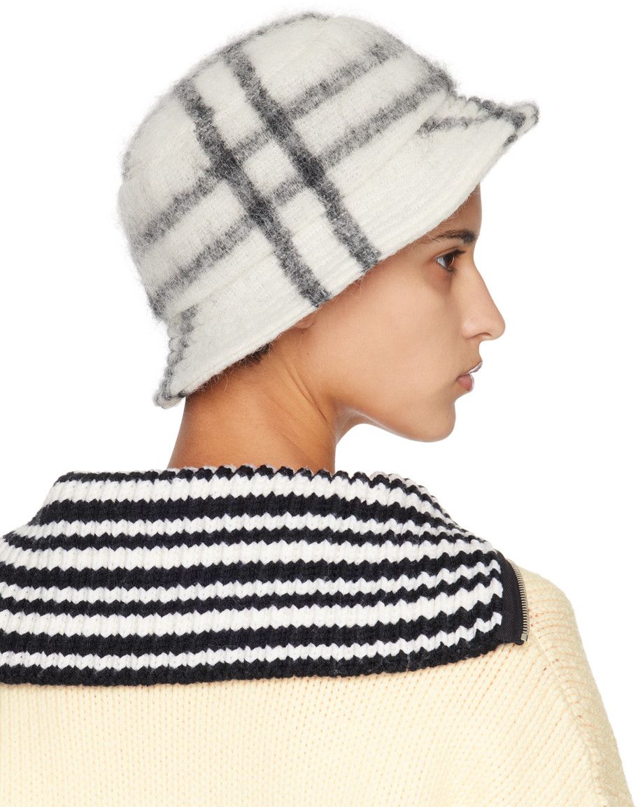 Marni o1y0225 Size : M / Cap / Hat in White/Black Size ONE SIZE - 3 Thumbnail