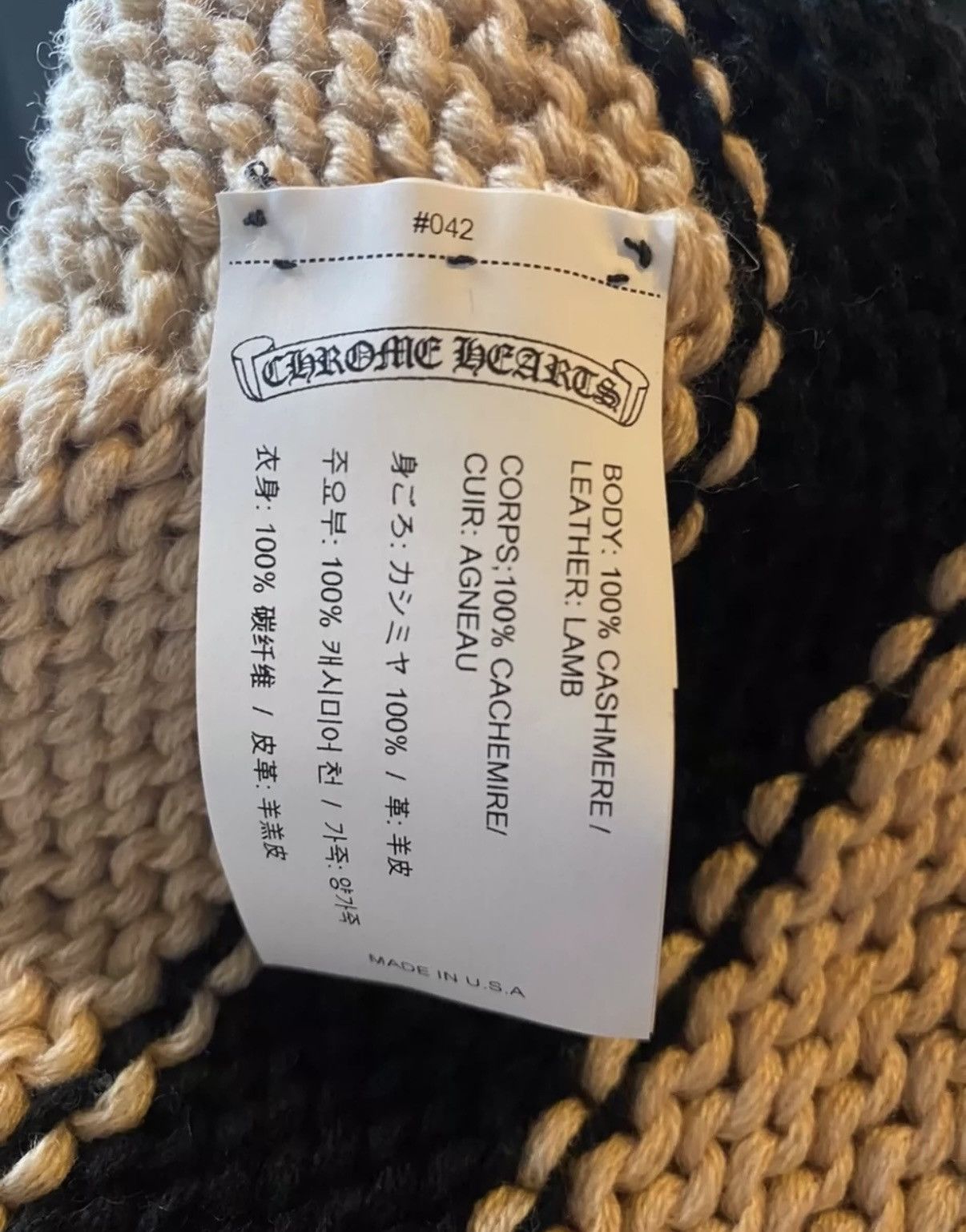 Chrome Hearts Chrome hearts wool beanie Size ONE SIZE - 6 Thumbnail