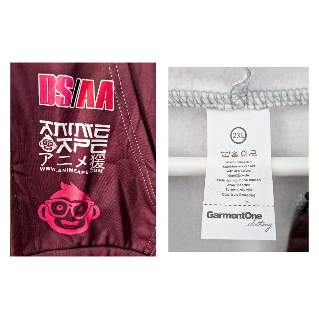 Other Anime Ape Demon Slayer Zip Hoodie 2XL Oversized Streetwear Size US XXL / EU 58 / 5 - 2 Thumbnail