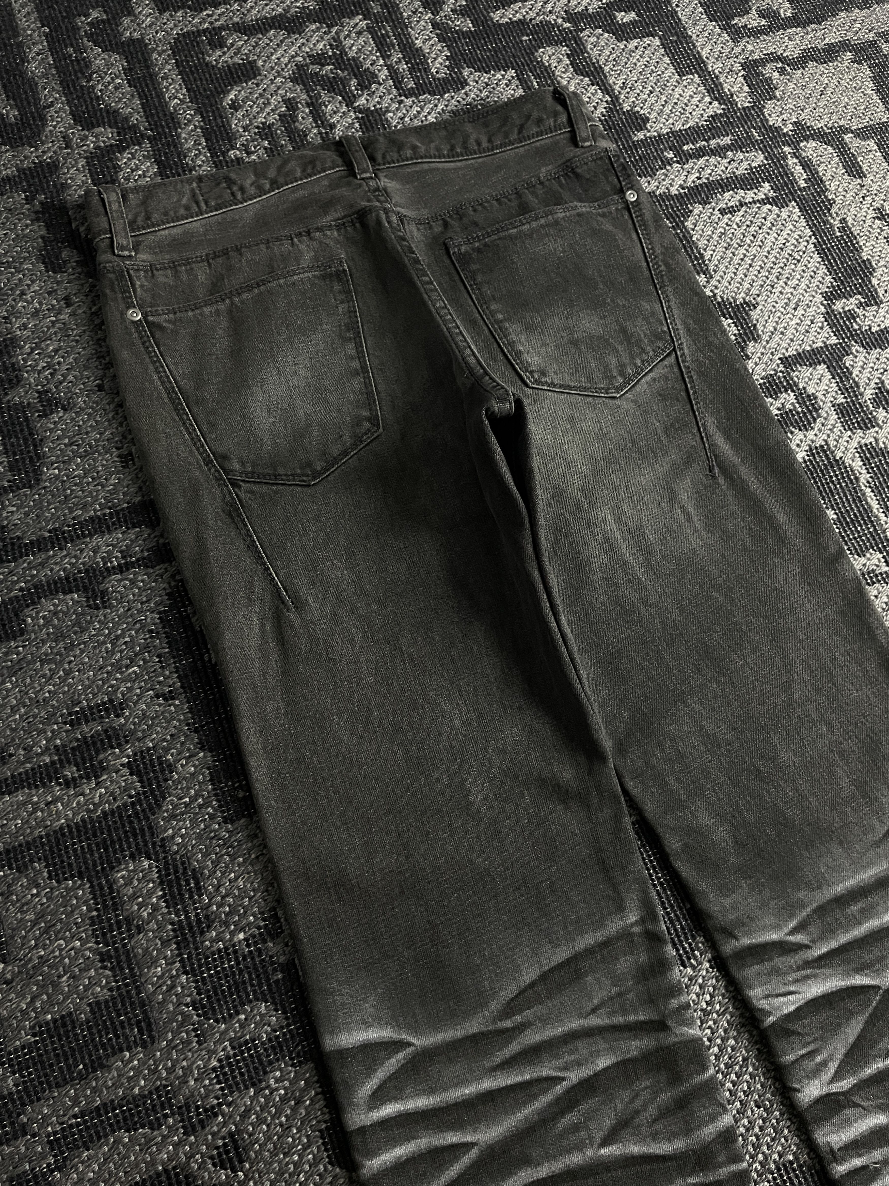 semanticdesign Semantic Design Whiskered Faded Skinny Jeans Size US 31 - 6 Thumbnail