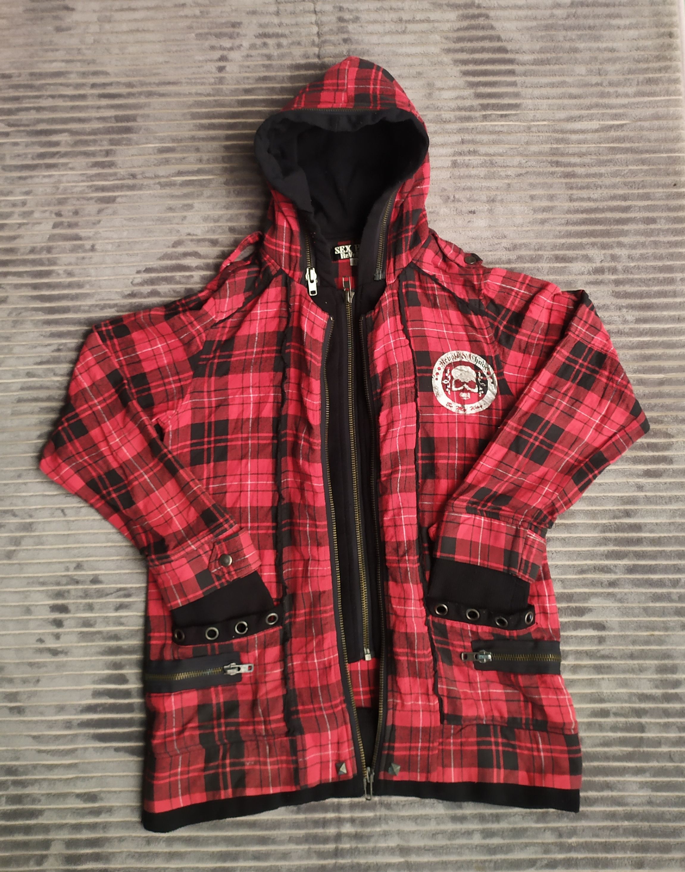 Sex Pot Revenge Tartan punk jacket