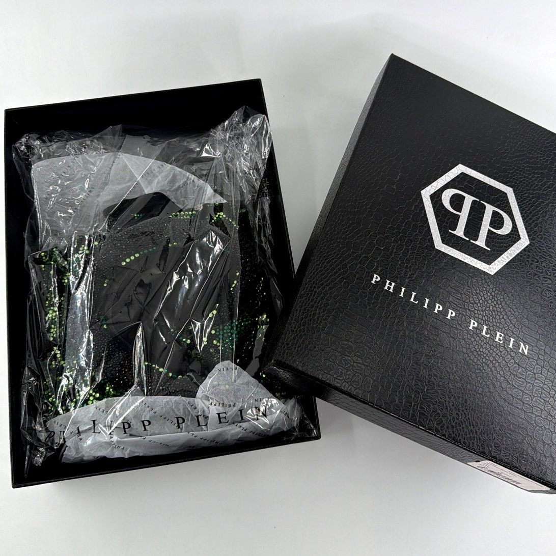 Philipp Plein Philipp Plein Women's Green Strass Snake Mini Dress Size XS Size XS / US 0-2 / IT 36-38 - 3 Thumbnail