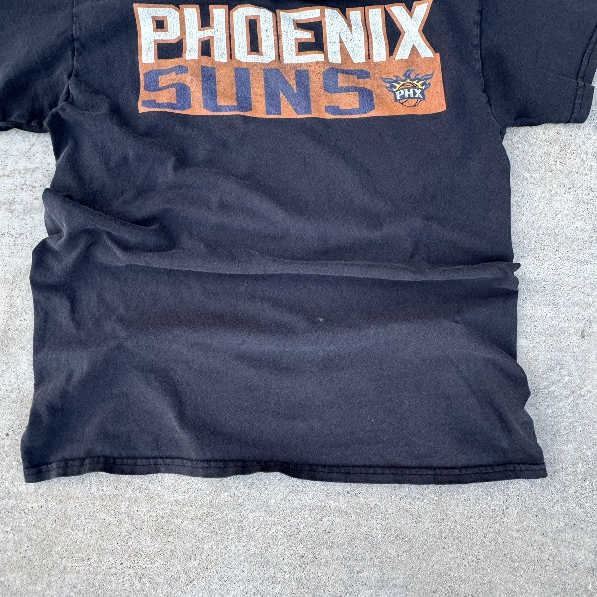 NBA × Nike × Stussy Vintage Y2K Faded Black Phoenix Suns Graphic Tee Medium Size US M / EU 48-50 / 2 - 6 Thumbnail