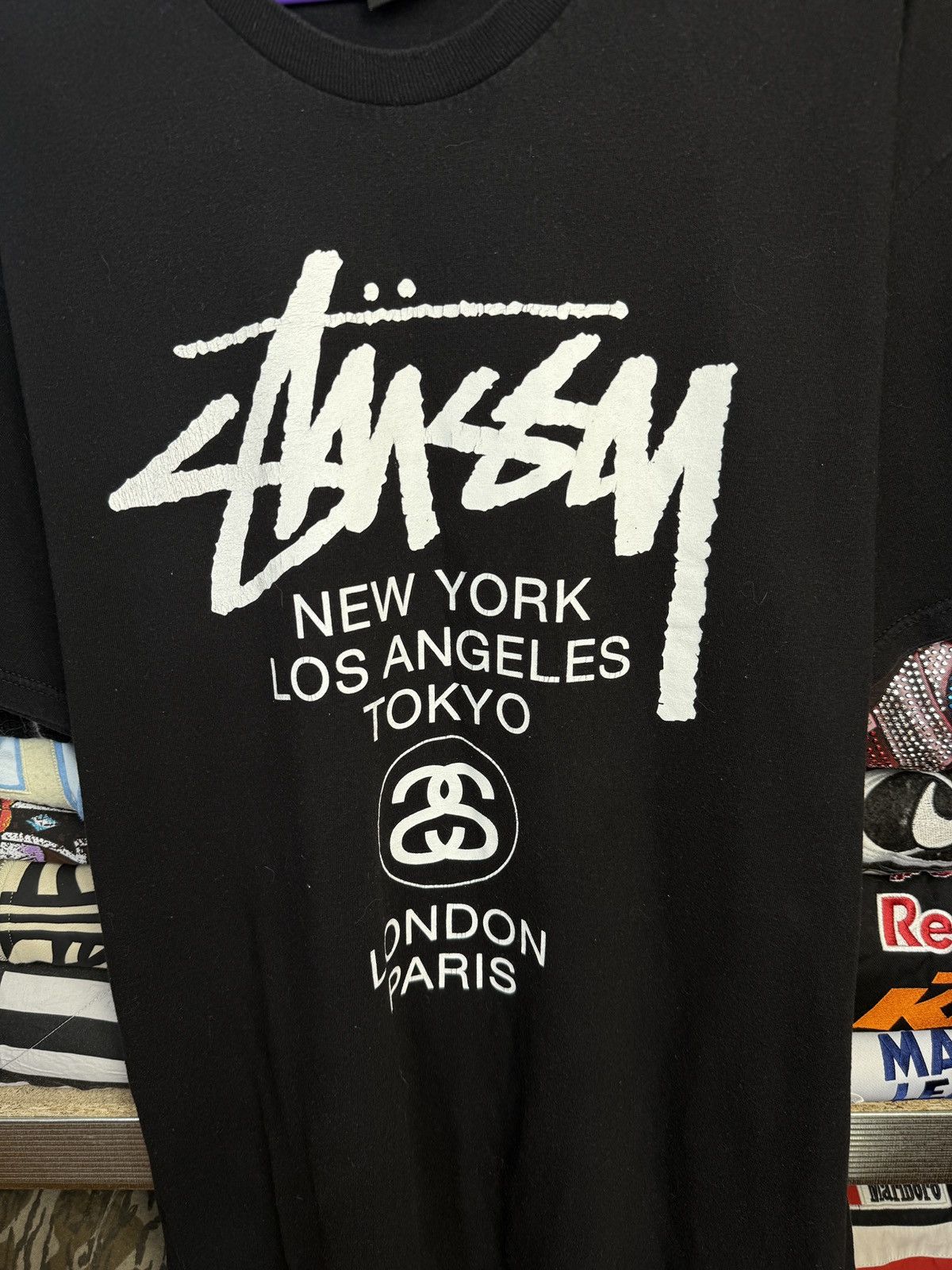 Stussy Vtg Stussy Tee Big Logo Printed Size US L / EU 52-54 / 3 - 3 Thumbnail