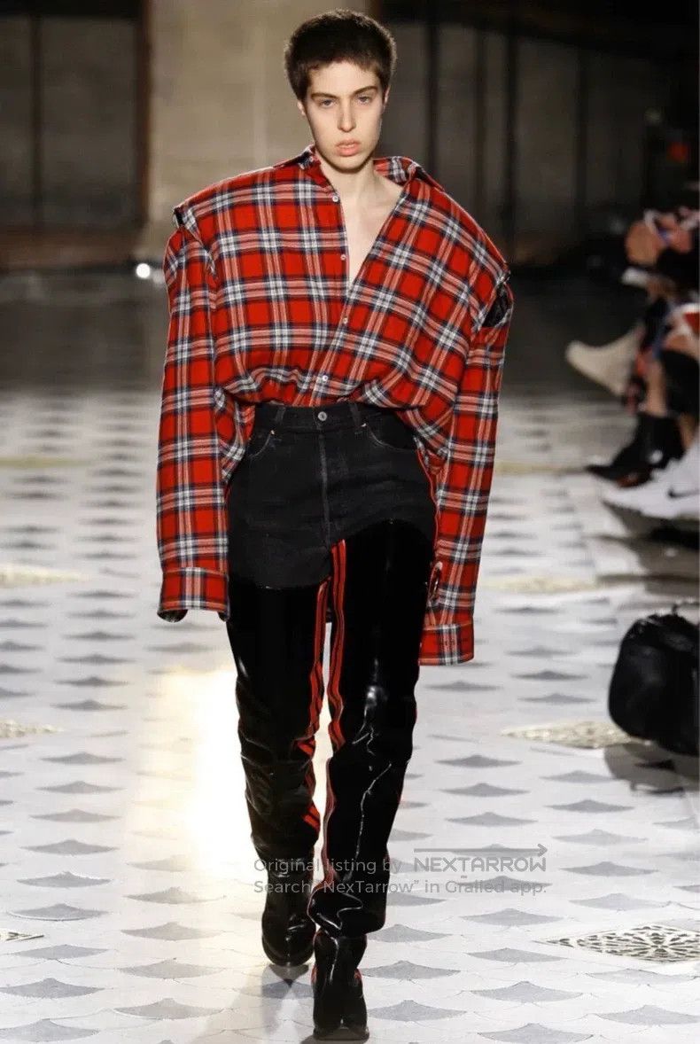 Vetements Vetements Padded Shoulder Outline Quilted Shirt Jacket Size US XS / EU 42 / 0 - 7 Thumbnail