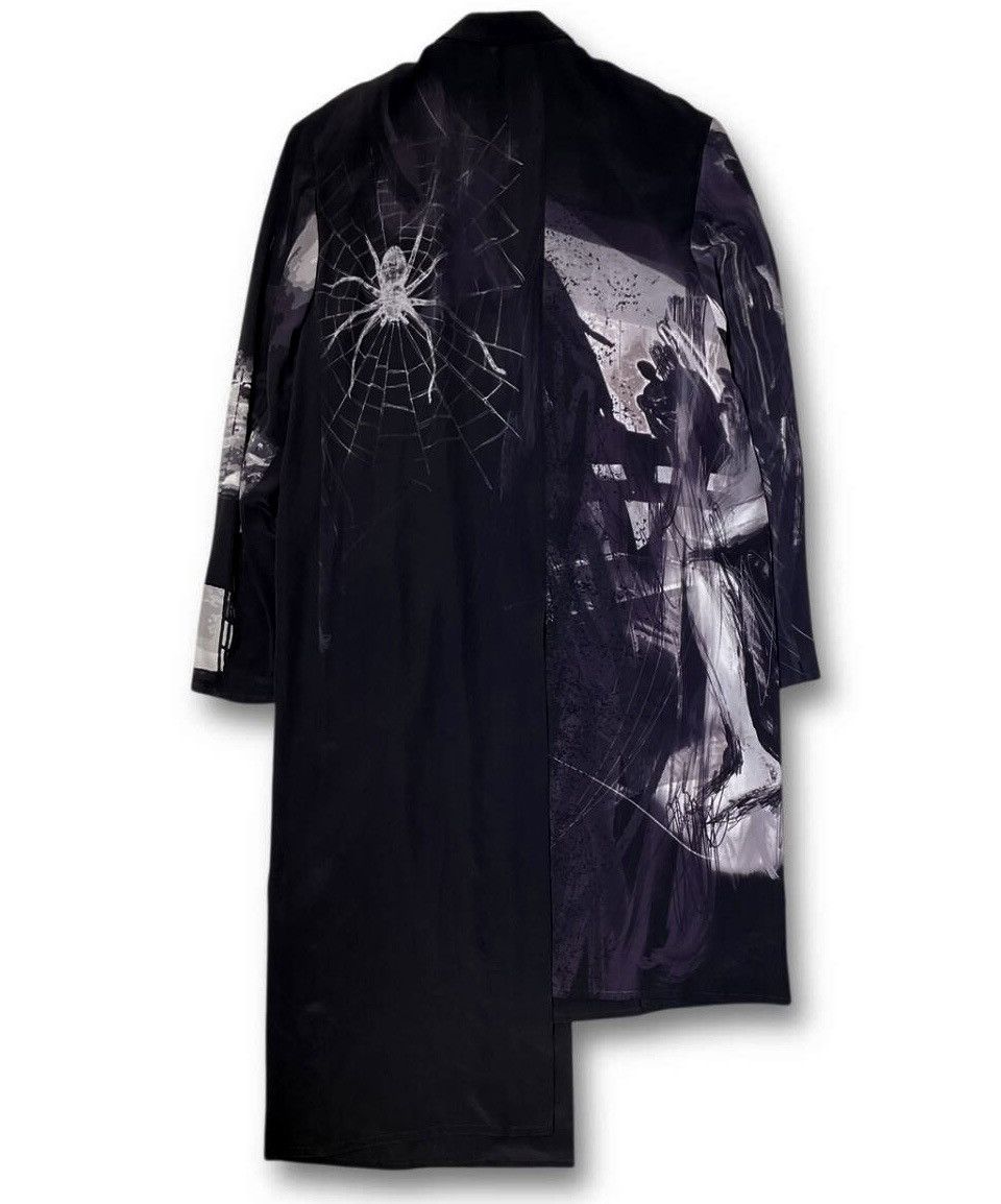 Yohji Yamamoto SS25 Pour Homme Jacket Asymmetric Long Jacket Size US L / EU 52-54 / 3 - 3 Thumbnail