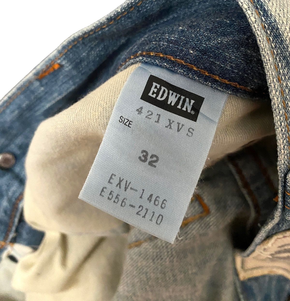 Edwin × Vintage Vintage Brand Edwin Distressed Jeans 1990s Size US 30 / EU 46 - 11 Thumbnail