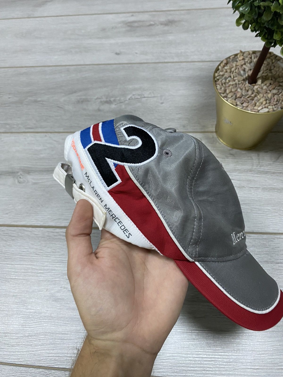 Mercedes-Benz Mercedes Benz Vodafone 2 🇬🇧 UK Mclaren vintage racing cap Size ONE SIZE - 3 Thumbnail