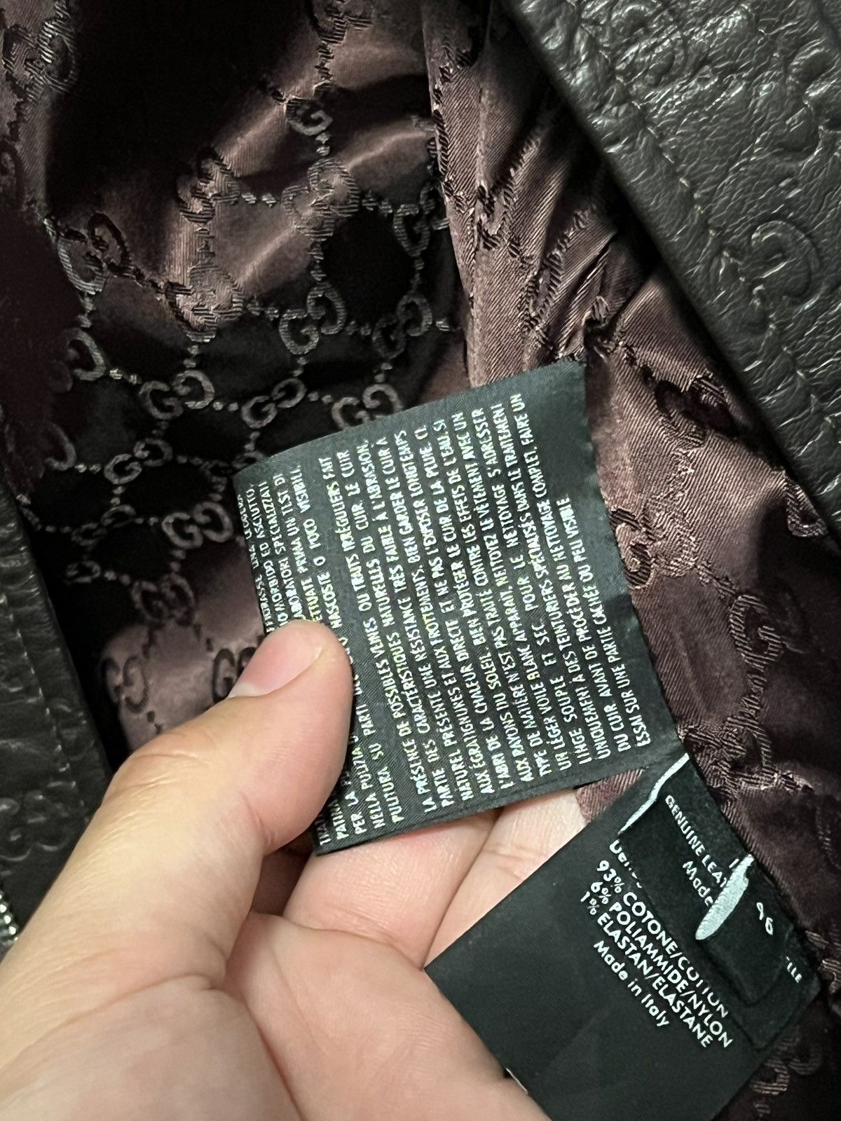 Gucci Gucci Brown Leather Jacket Monogram Size US S / EU 44-46 / 1 - 6 Thumbnail