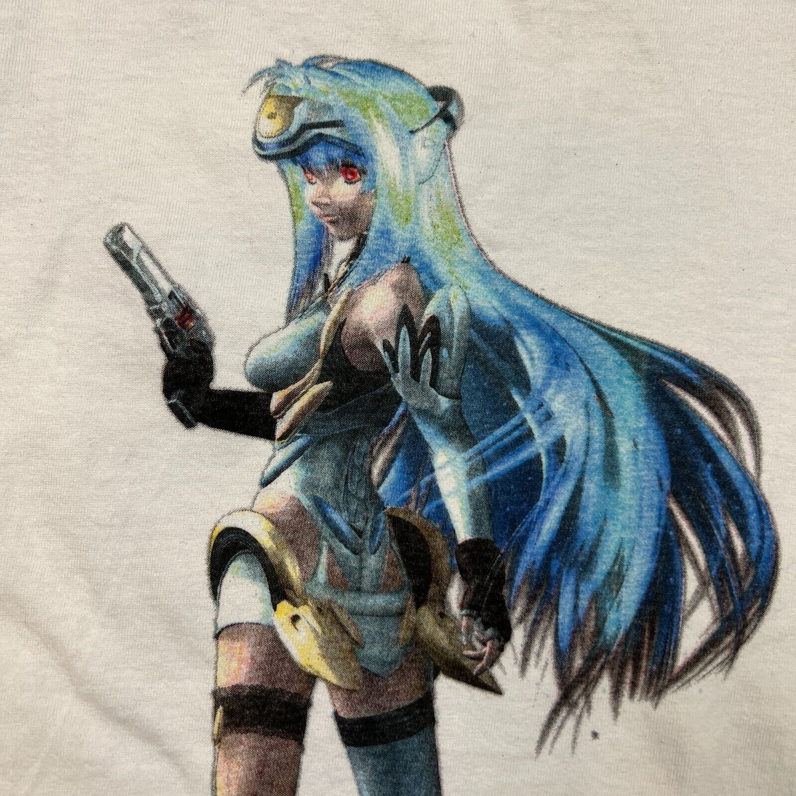 Playstation Vintage 2003 Namco Xenosaga T Shirt Episode 1 KOS-MOS Tee Size US XL / EU 56 / 4 - 3 Thumbnail