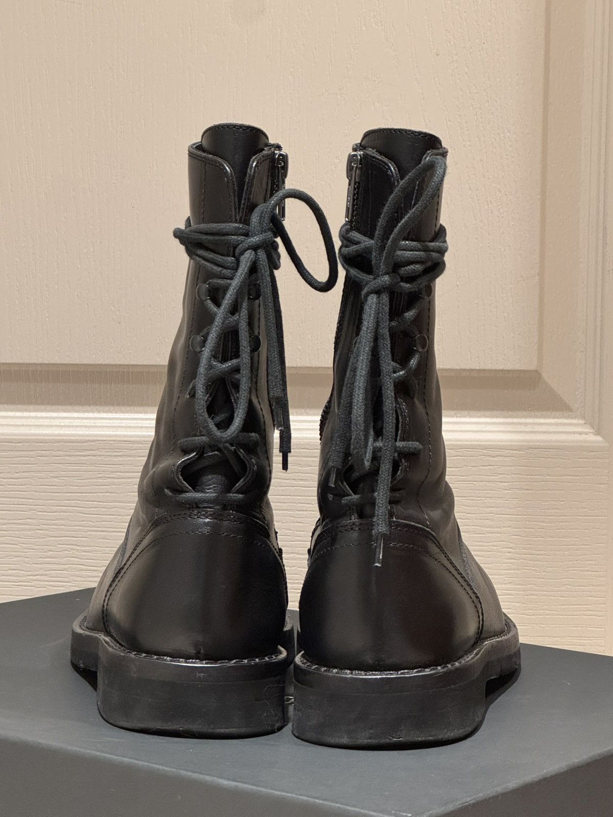 Ann Demeulemeester Ann Demeulemeester Vitello Boot Tucson Nero Size US 7 / EU 40 - 3 Thumbnail