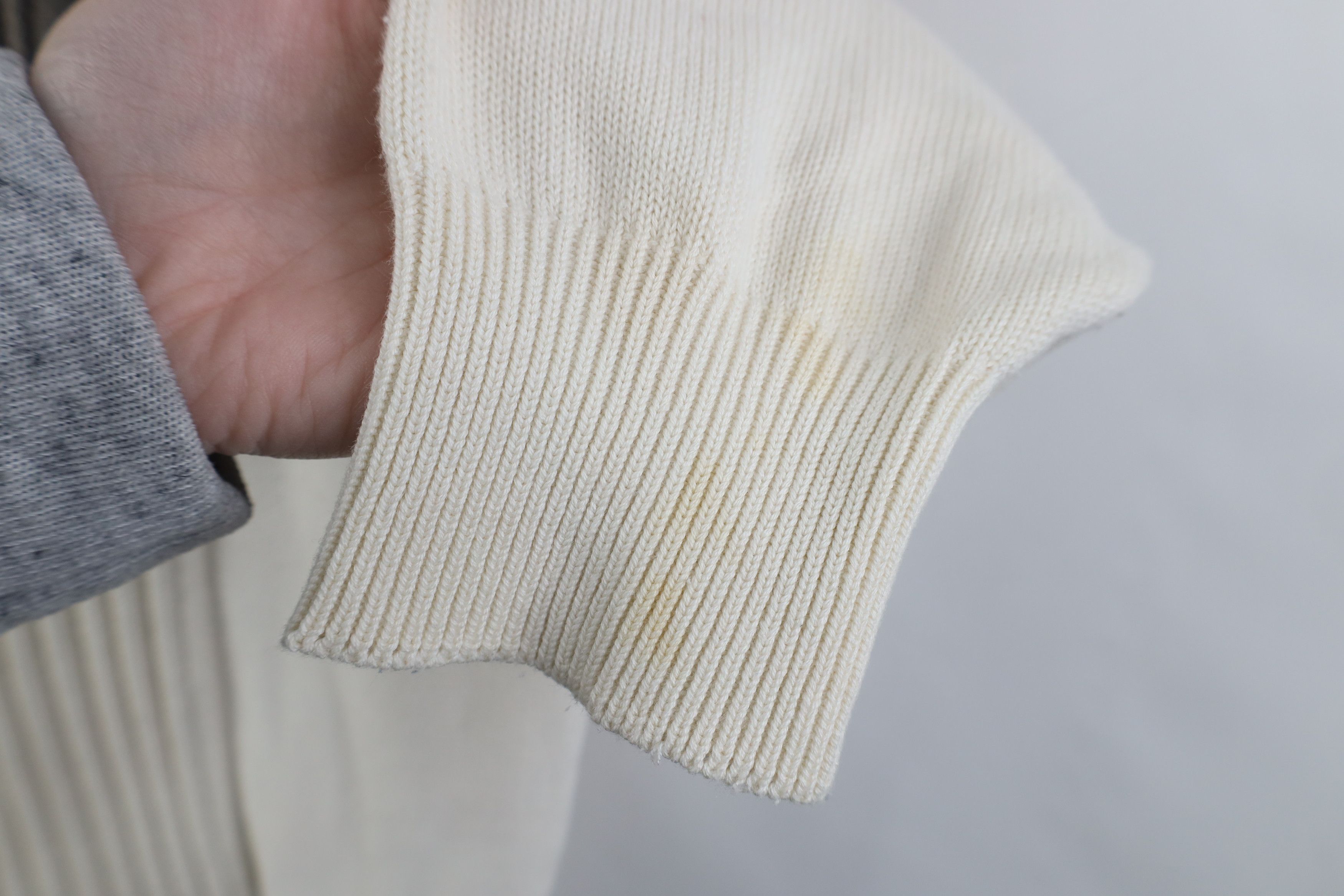 Vintage Vintage 90s Streetwear Block Ribbed Knit Crewneck Sweater Size US XXL / EU 58 / 5 - 5 Thumbnail
