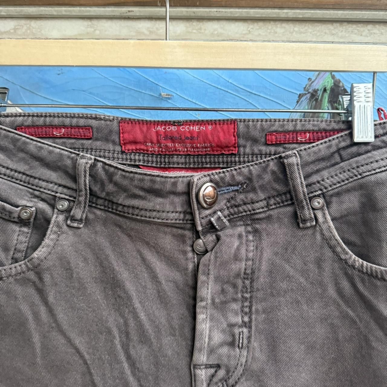 Jacob Cohen Jacob Cohen Brown Trousers Slim Fit Denim Size US 32 / EU 48 - 5 Thumbnail