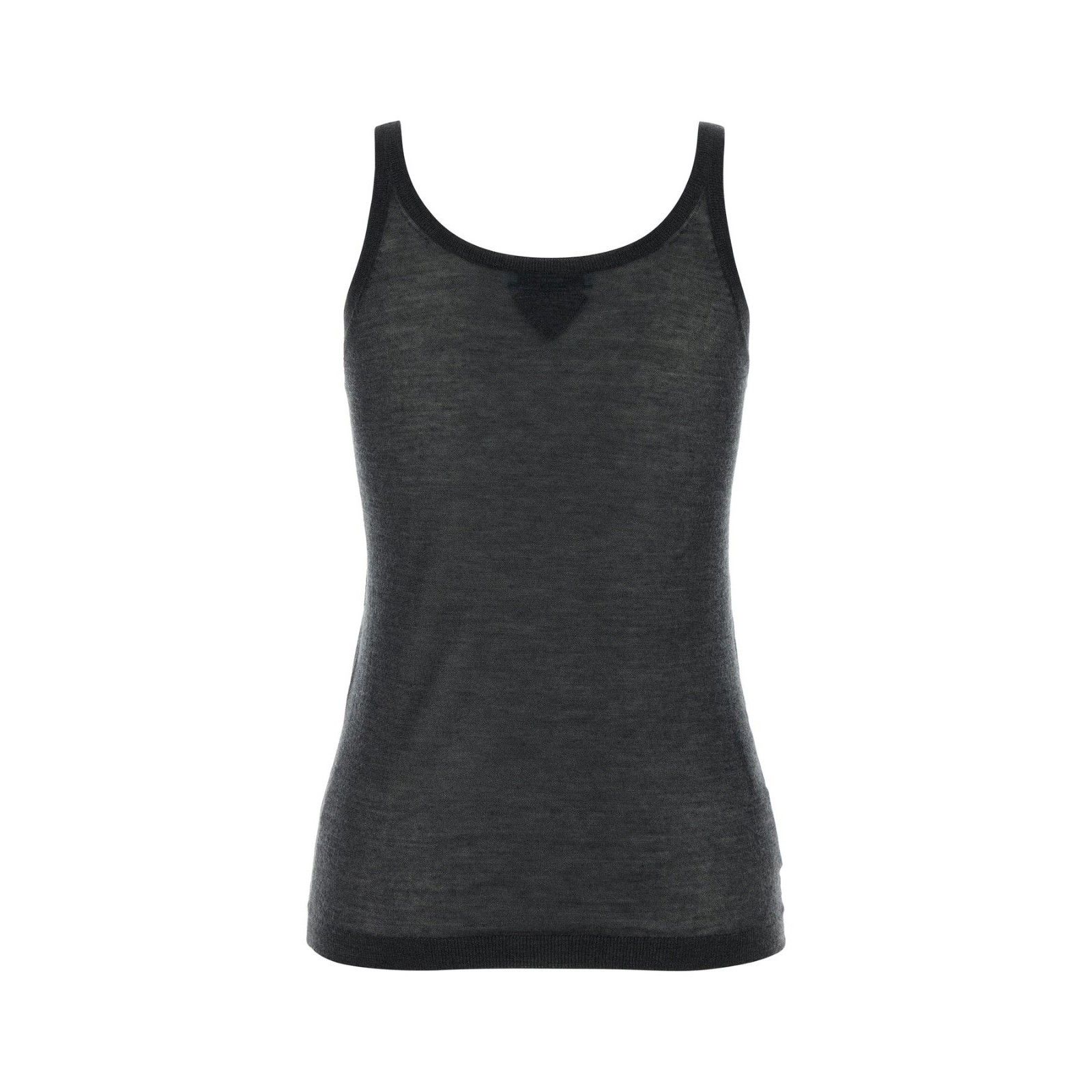 Prada PRADA Graphite Cashmere Blend Tank Top New & Authentic (Wome Size M / US 6-8 / IT 42-44 - 2 Thumbnail