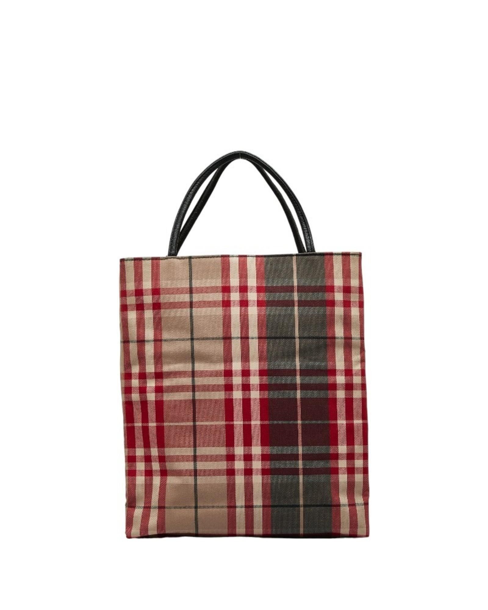 image of Burberry Multicolour Canvas Handbag, Women's