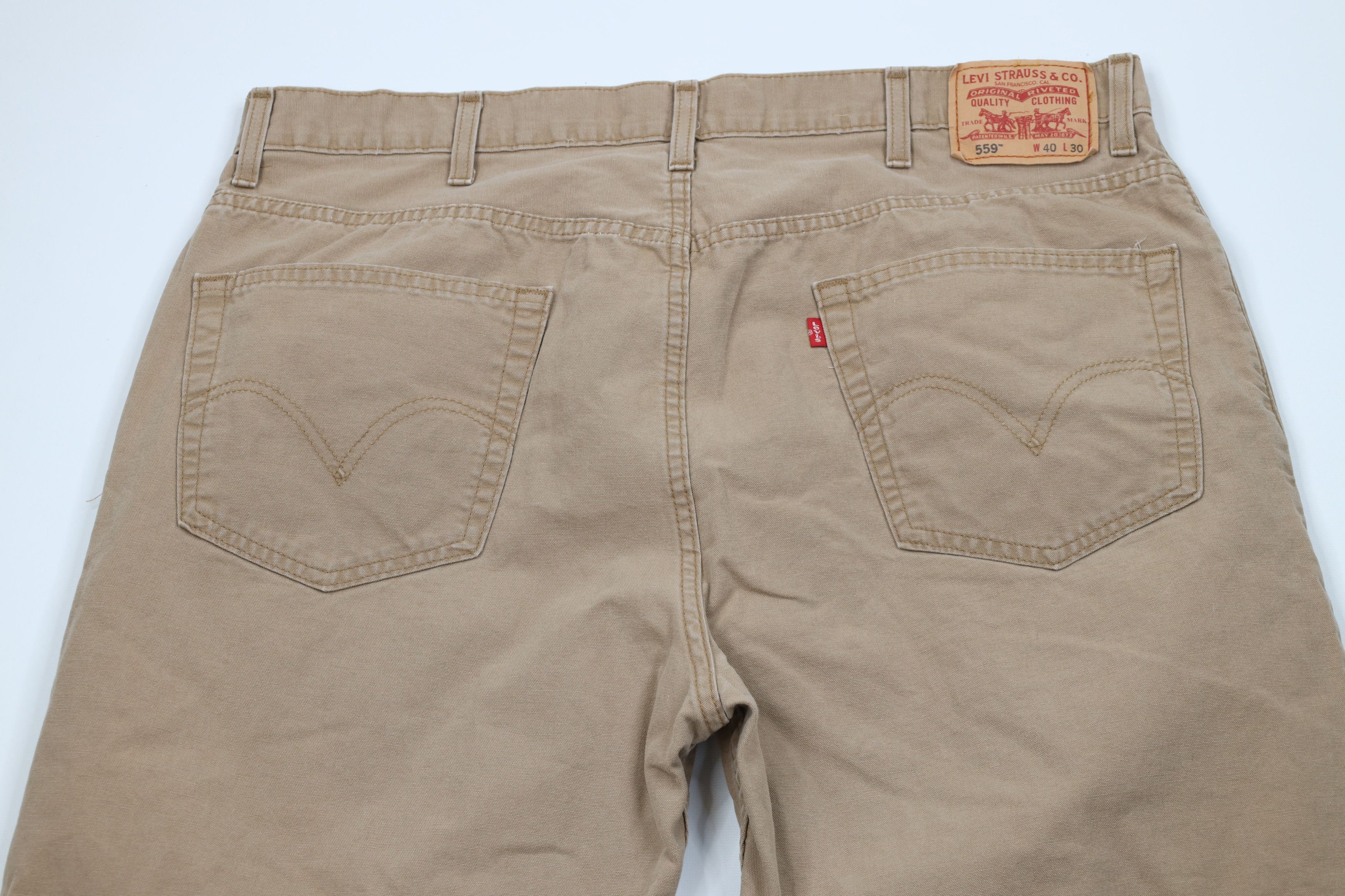 Levi's Vintage Y2K 2004 Levis 559 Relaxed Straight Wide Leg Pants Size US 40 / EU 56 - 12 Thumbnail