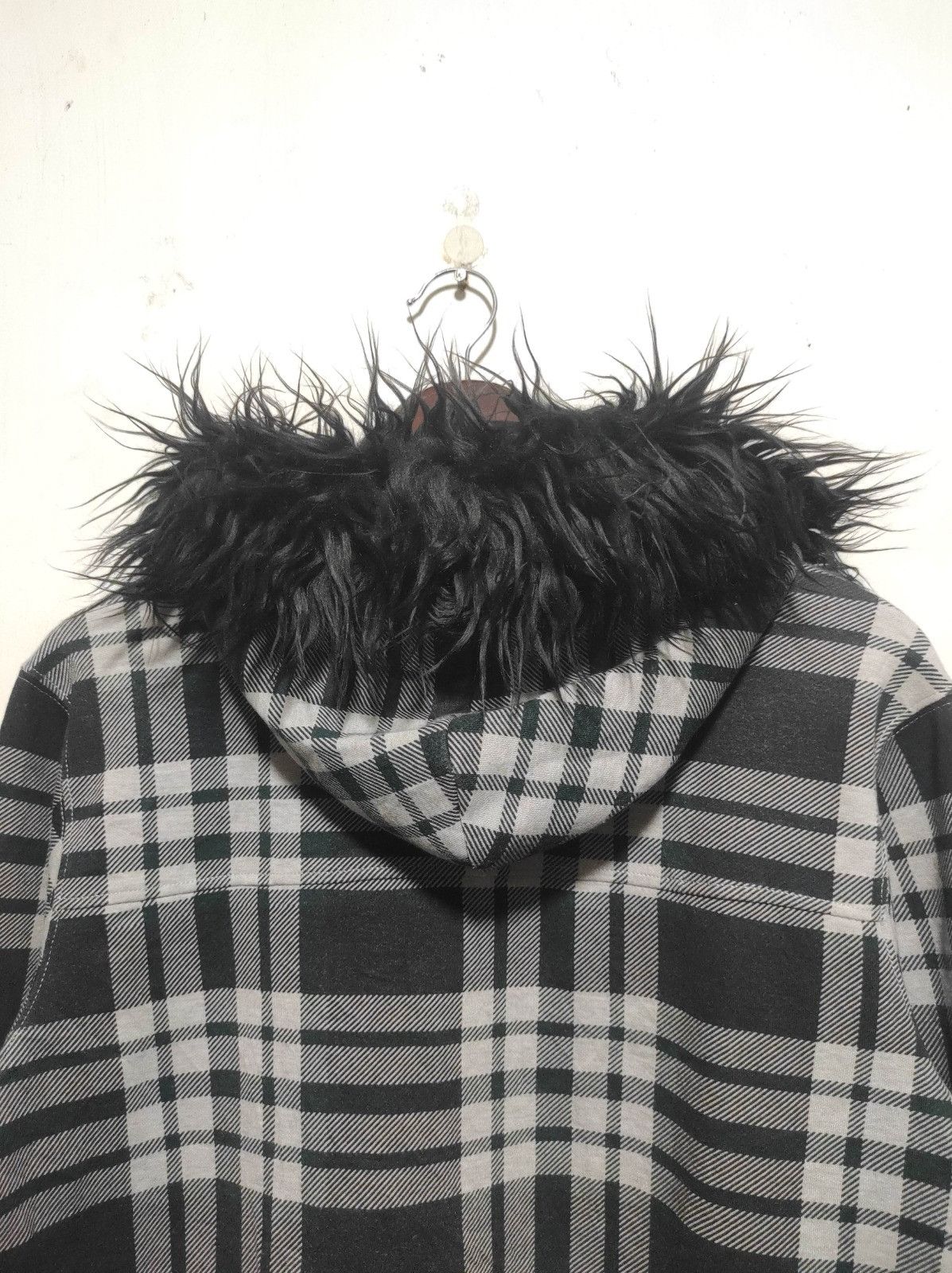 Japanese Brand TK mixpice plaid double zip fur hoodie LGB style Size US M / EU 48-50 / 2 - 13 Thumbnail