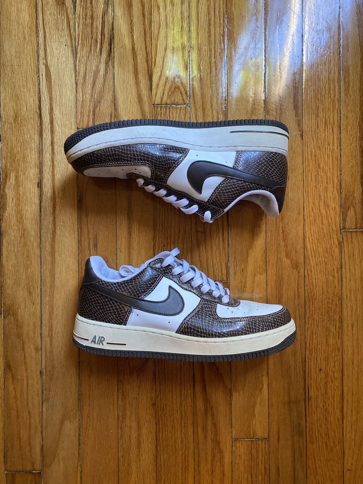 Nike Nike Air Force 1 Low Snakeskin Baroque Brown Size US 7 / EU 40 - 2 Thumbnail